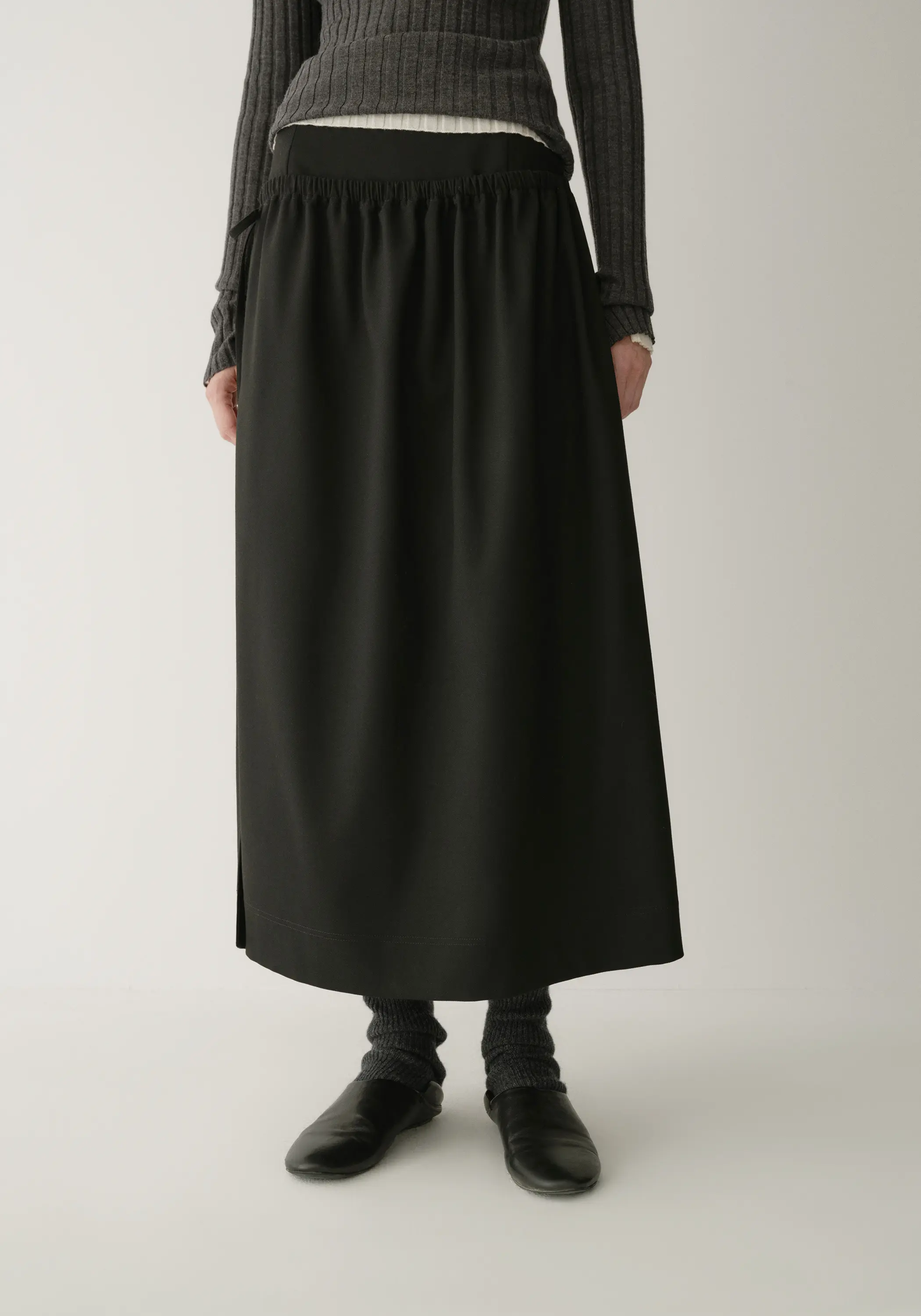 Pleated Straight Skirt - Image 16