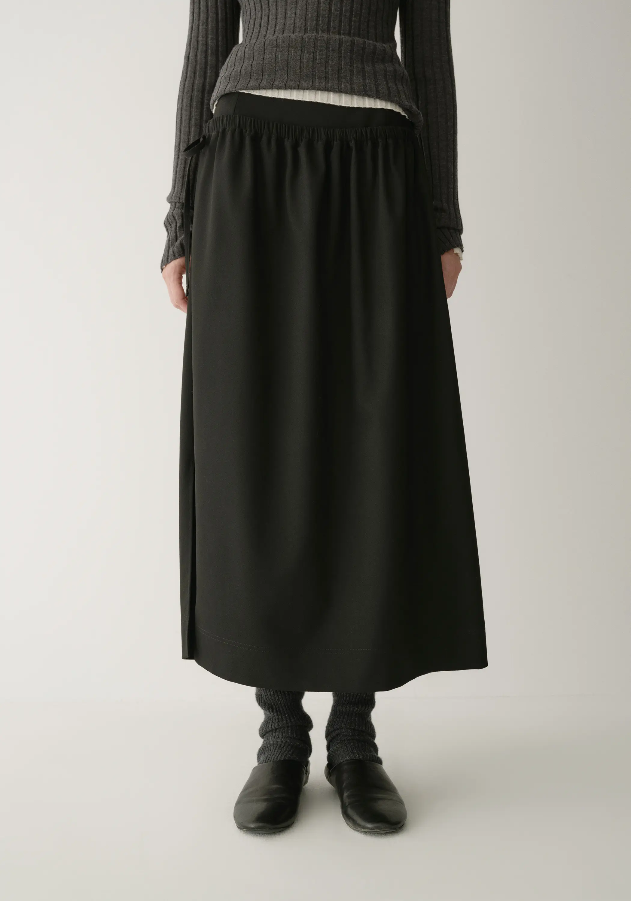 Pleated Straight Skirt - Image 17
