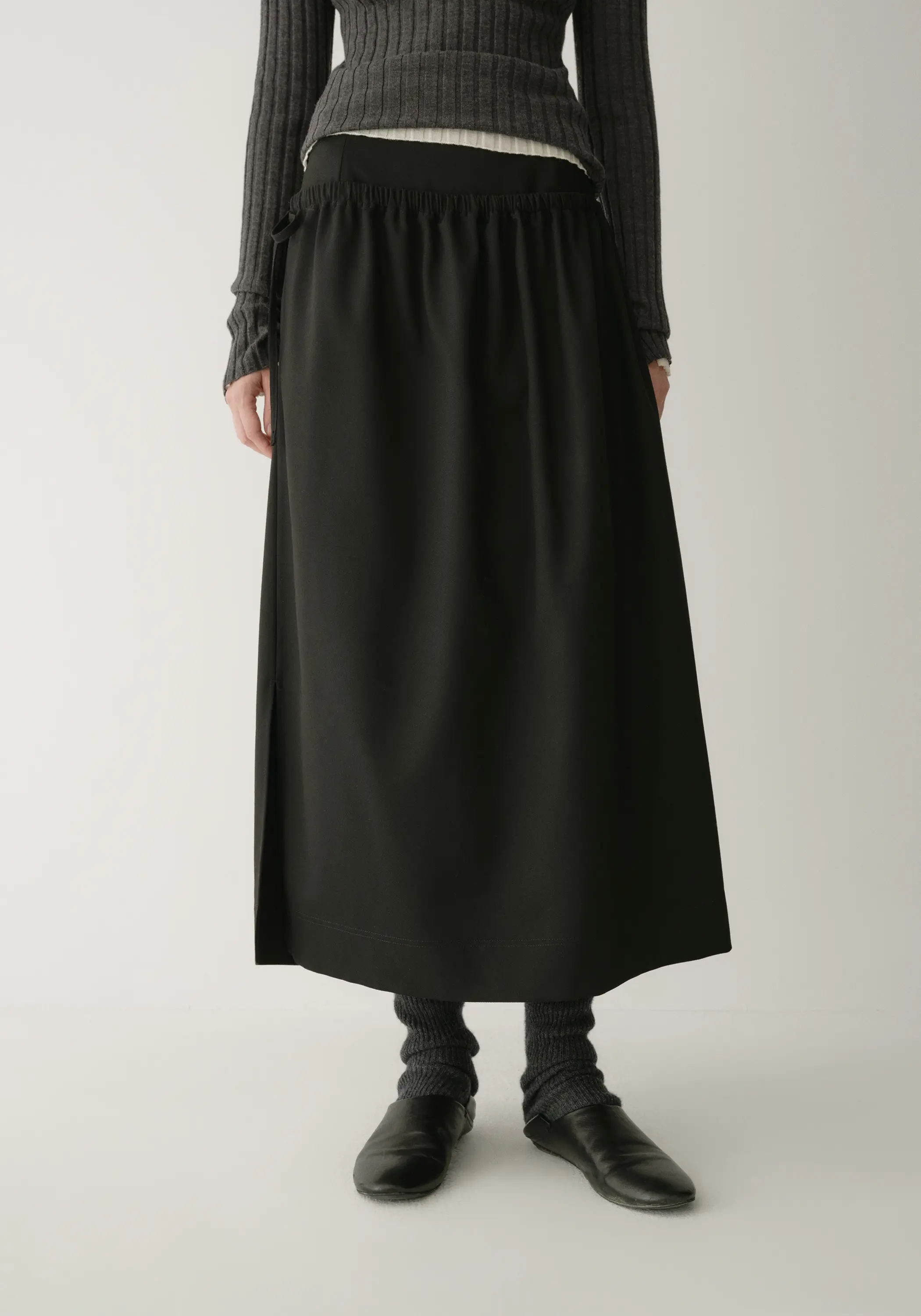Pleated Straight Skirt - Image 18