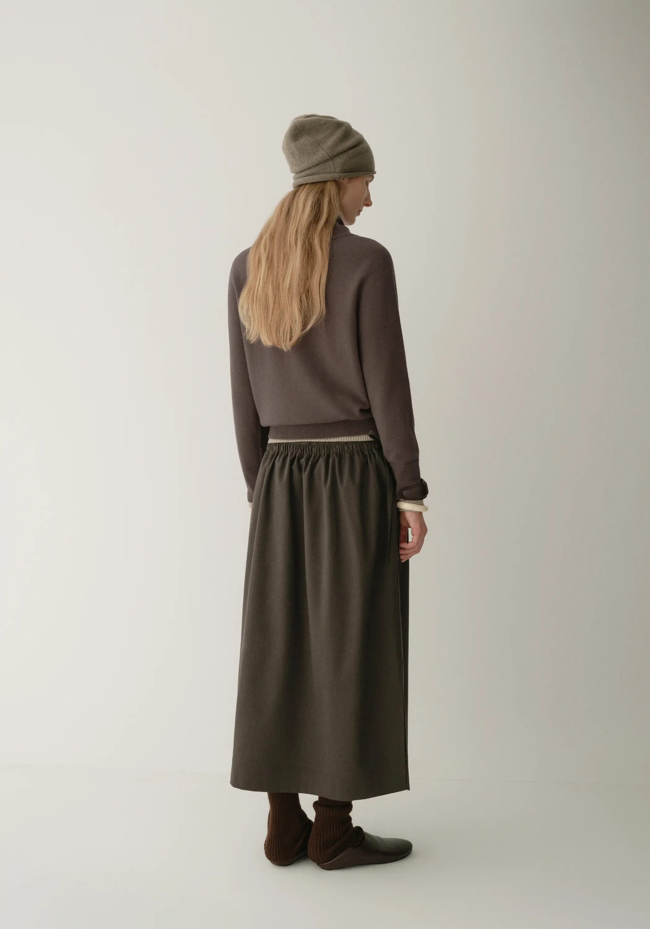 Pleated Straight Skirt - Image 2