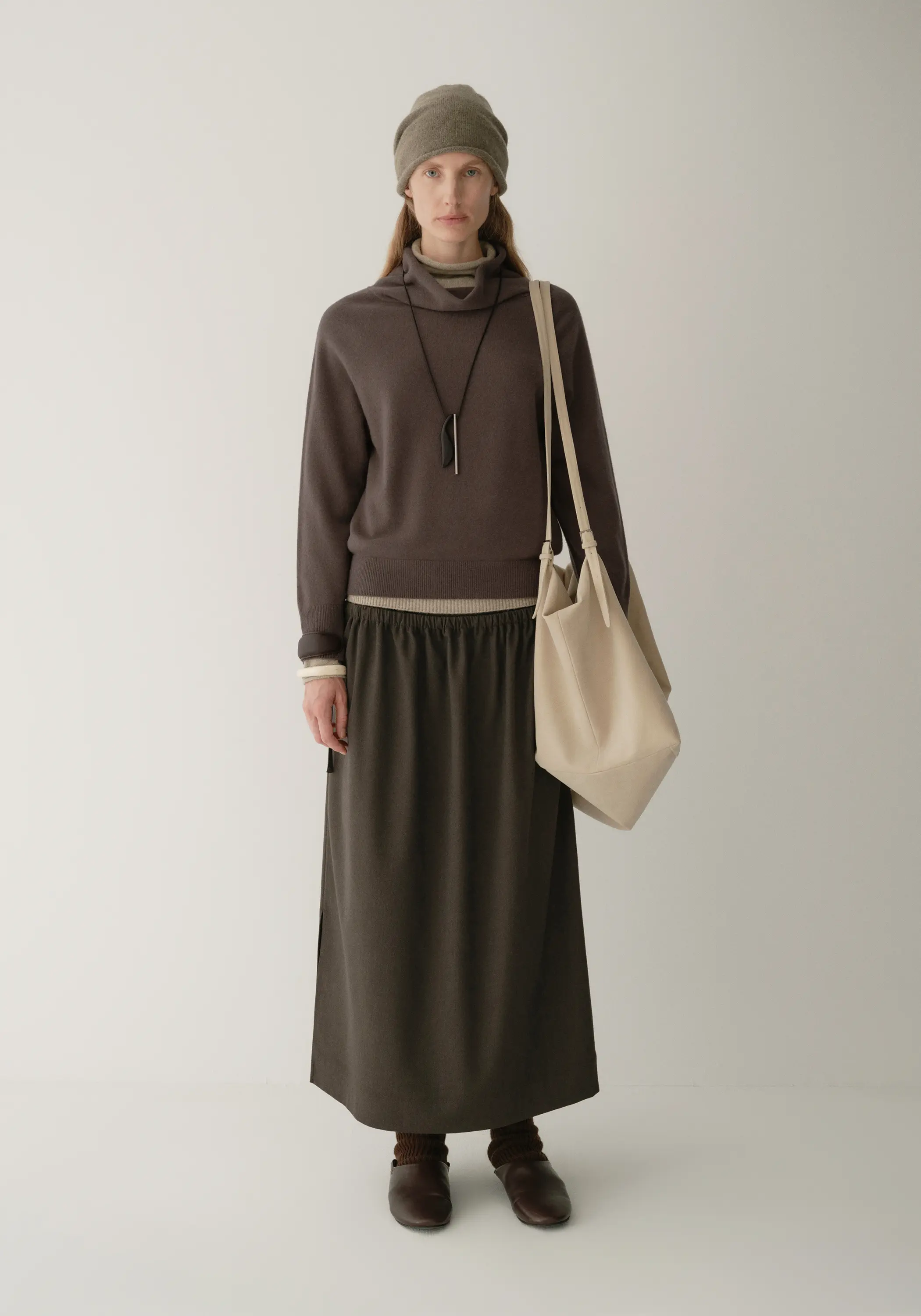 Pleated Straight Skirt - Image 4