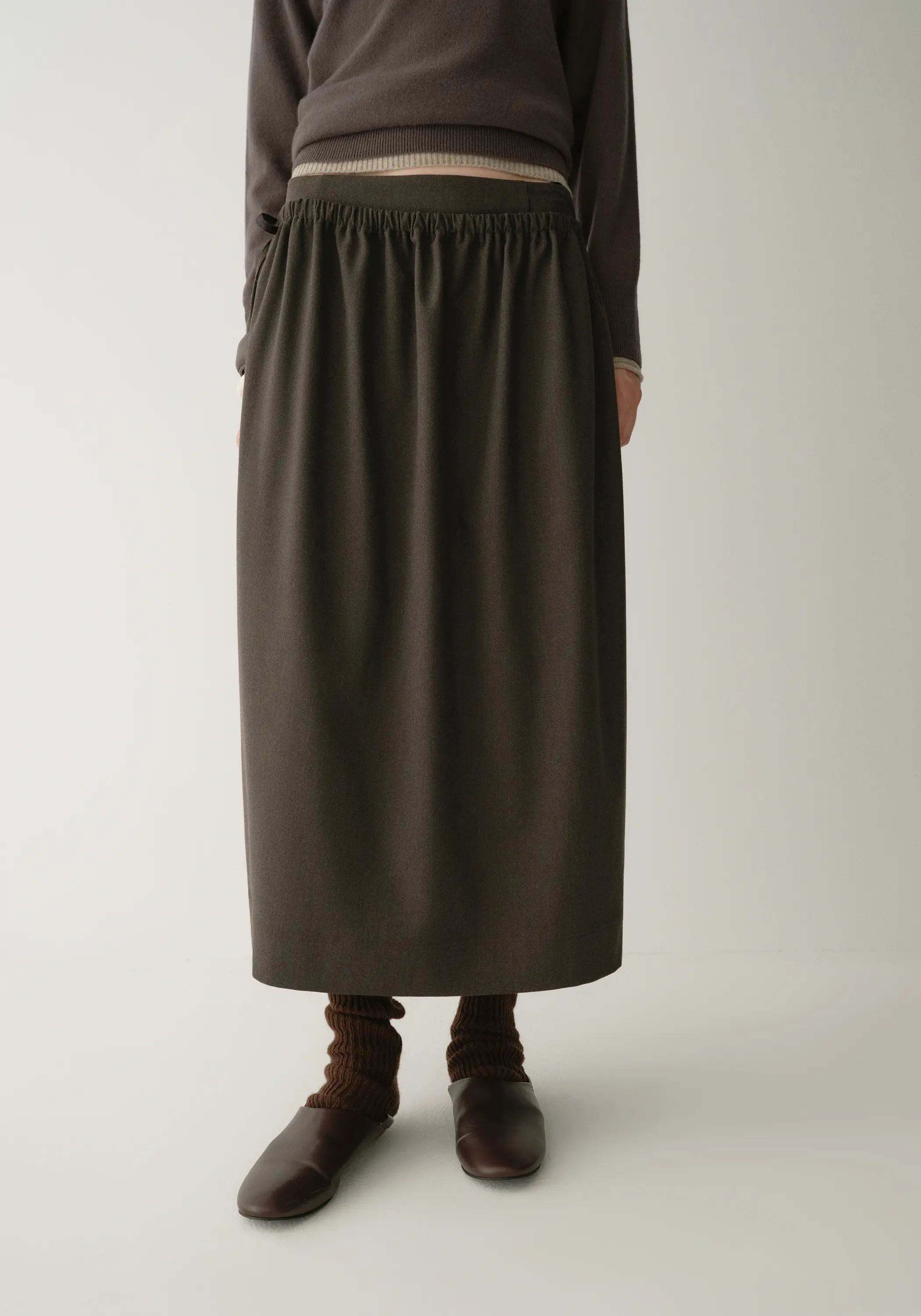 Pleated Straight Skirt - Image 6