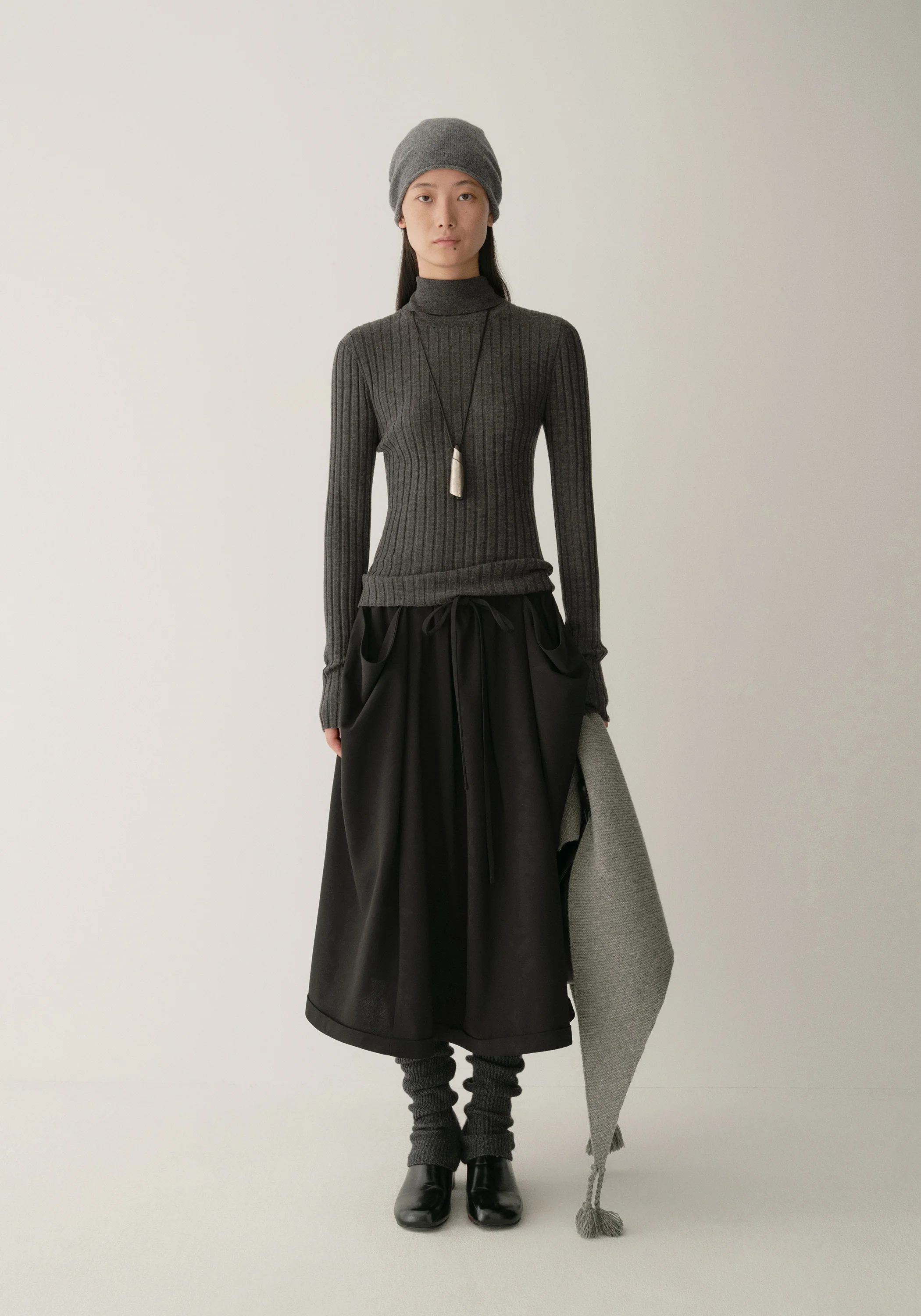 Structured A-line Skirt - Image 3