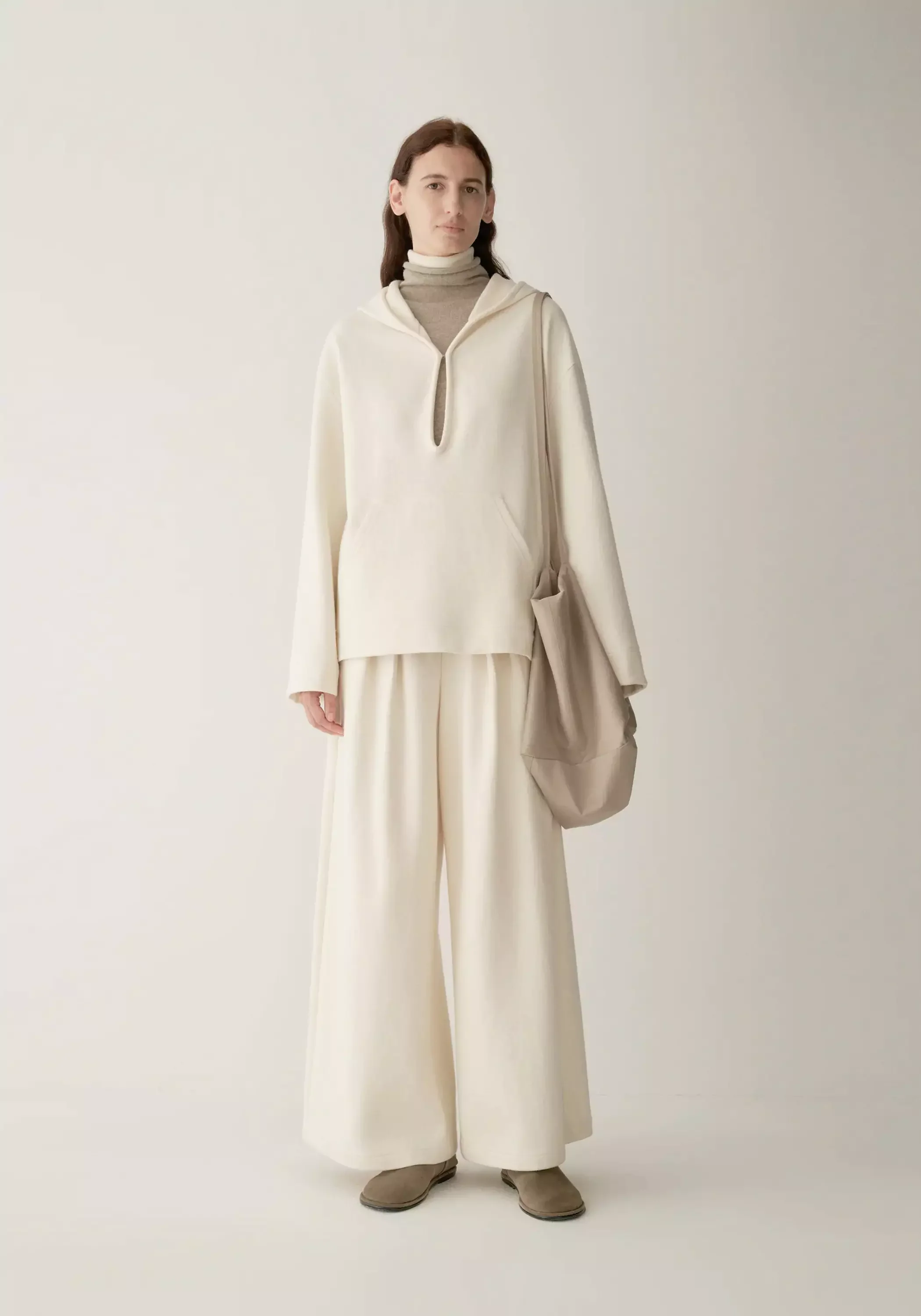 Elasticated Wide-leg Pants