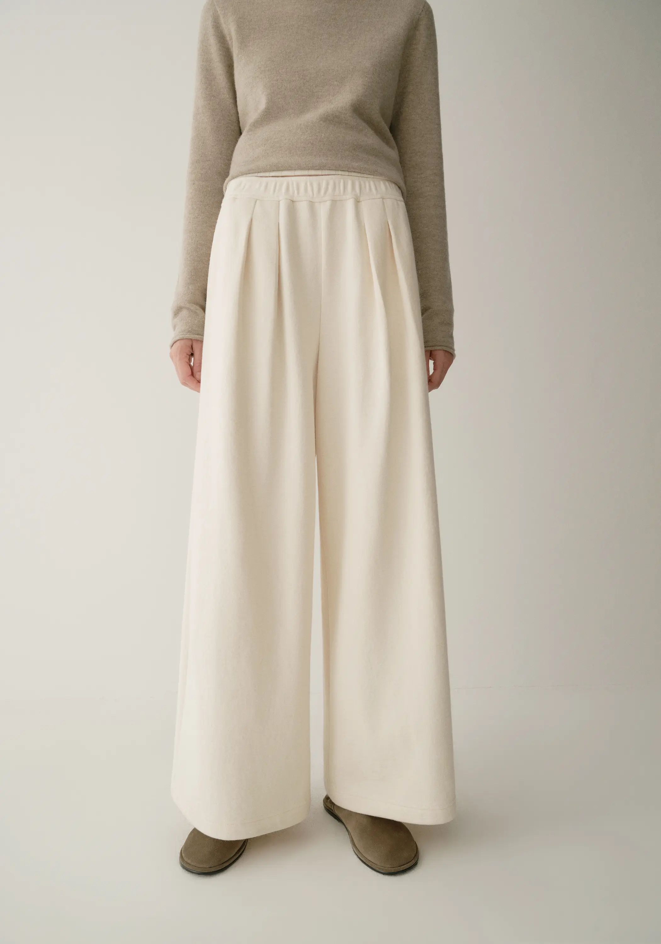 Elasticated Wide-leg Pants - Image 5