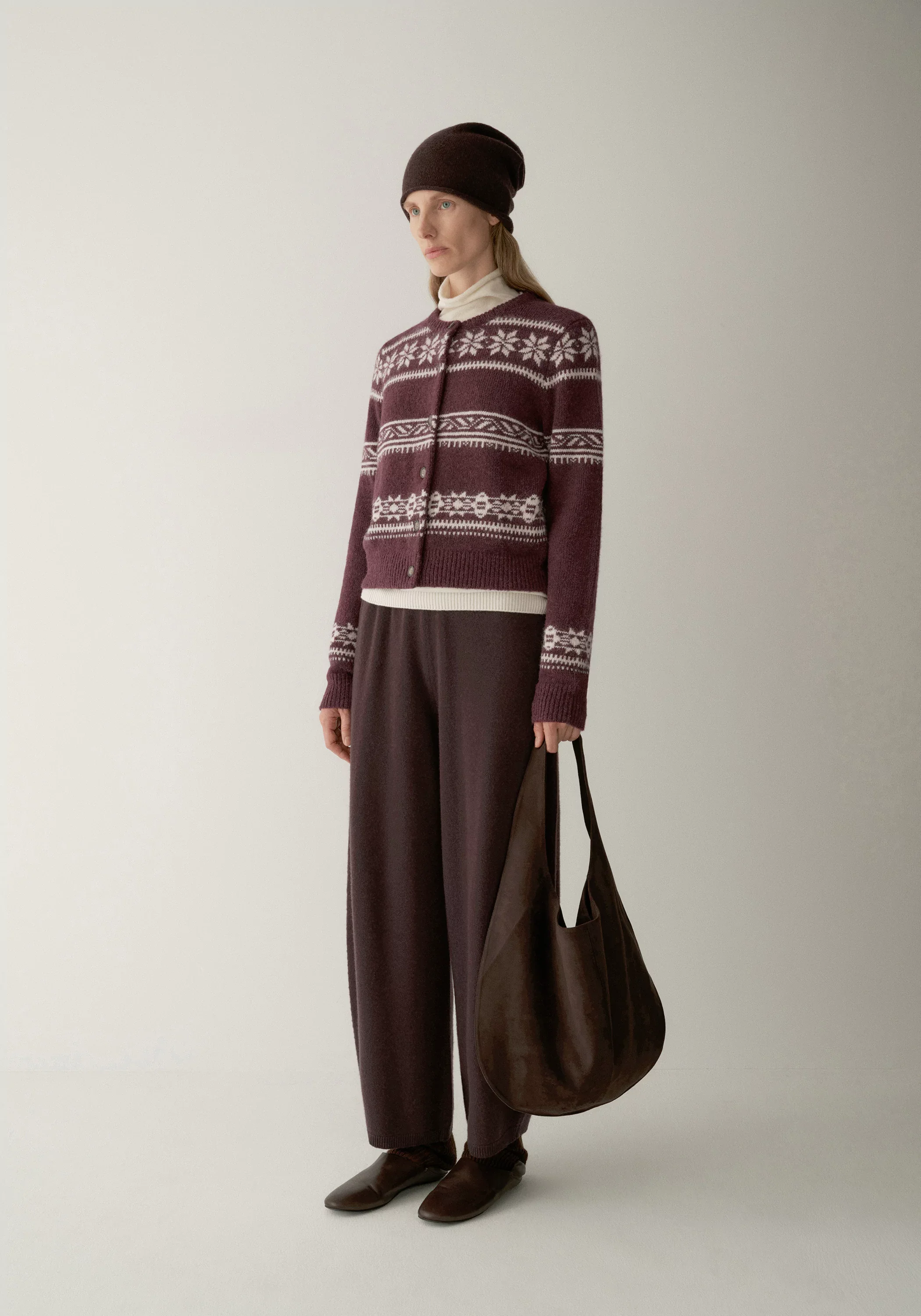 Elastic-waist Cropped Wool Pants - Image 10