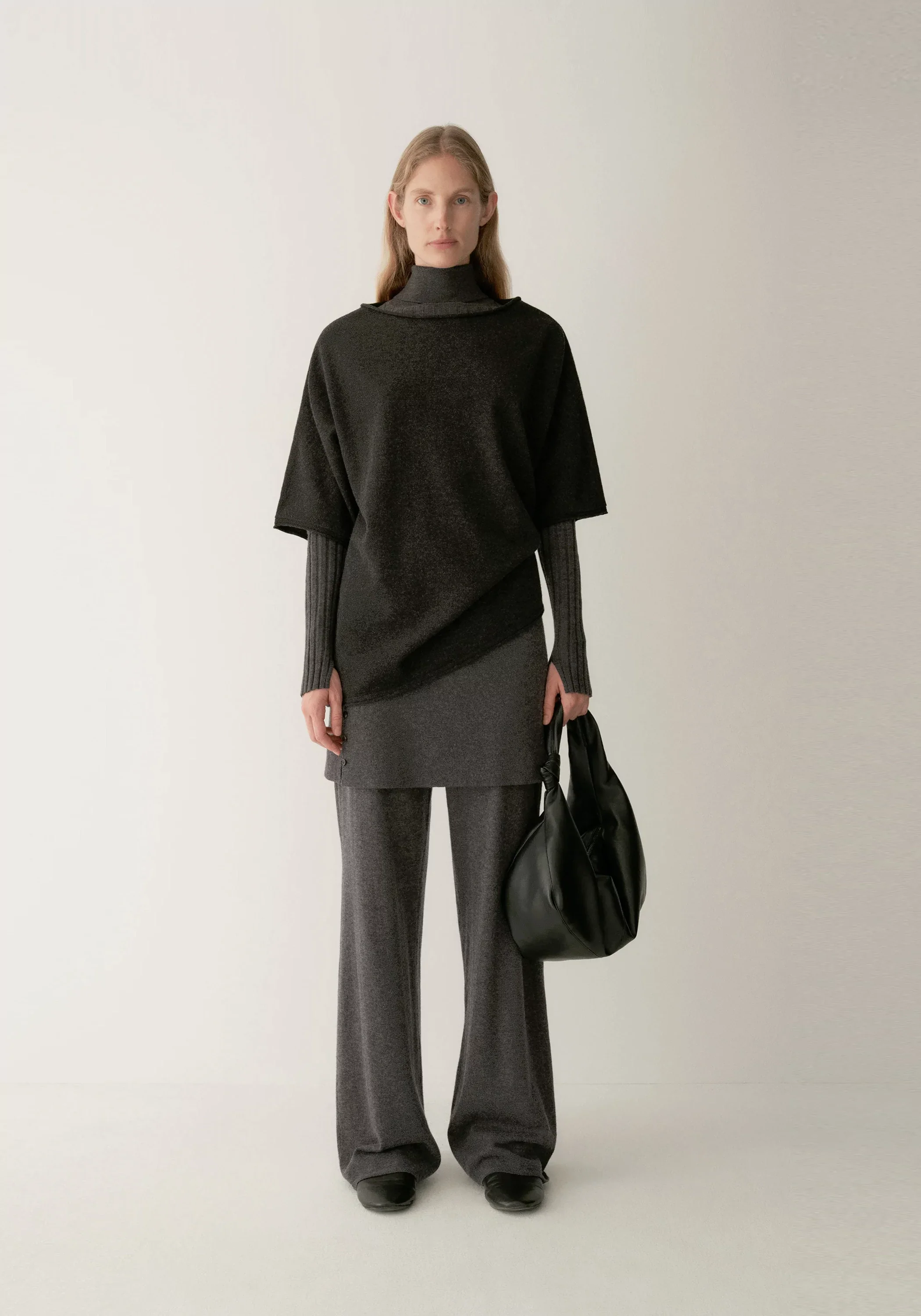Merino Wool Knit Skort