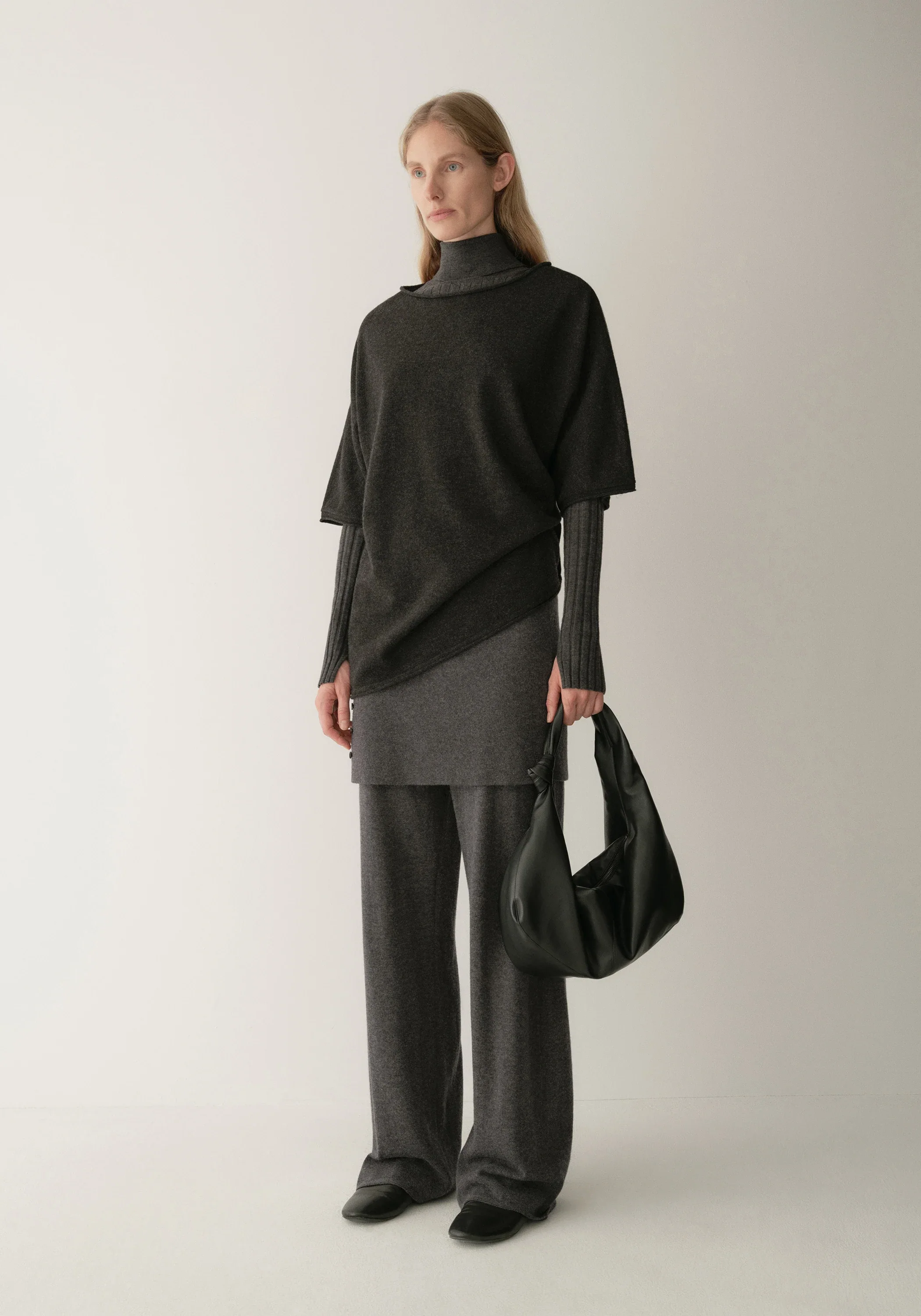 Merino Wool Knit Skort - Image 3