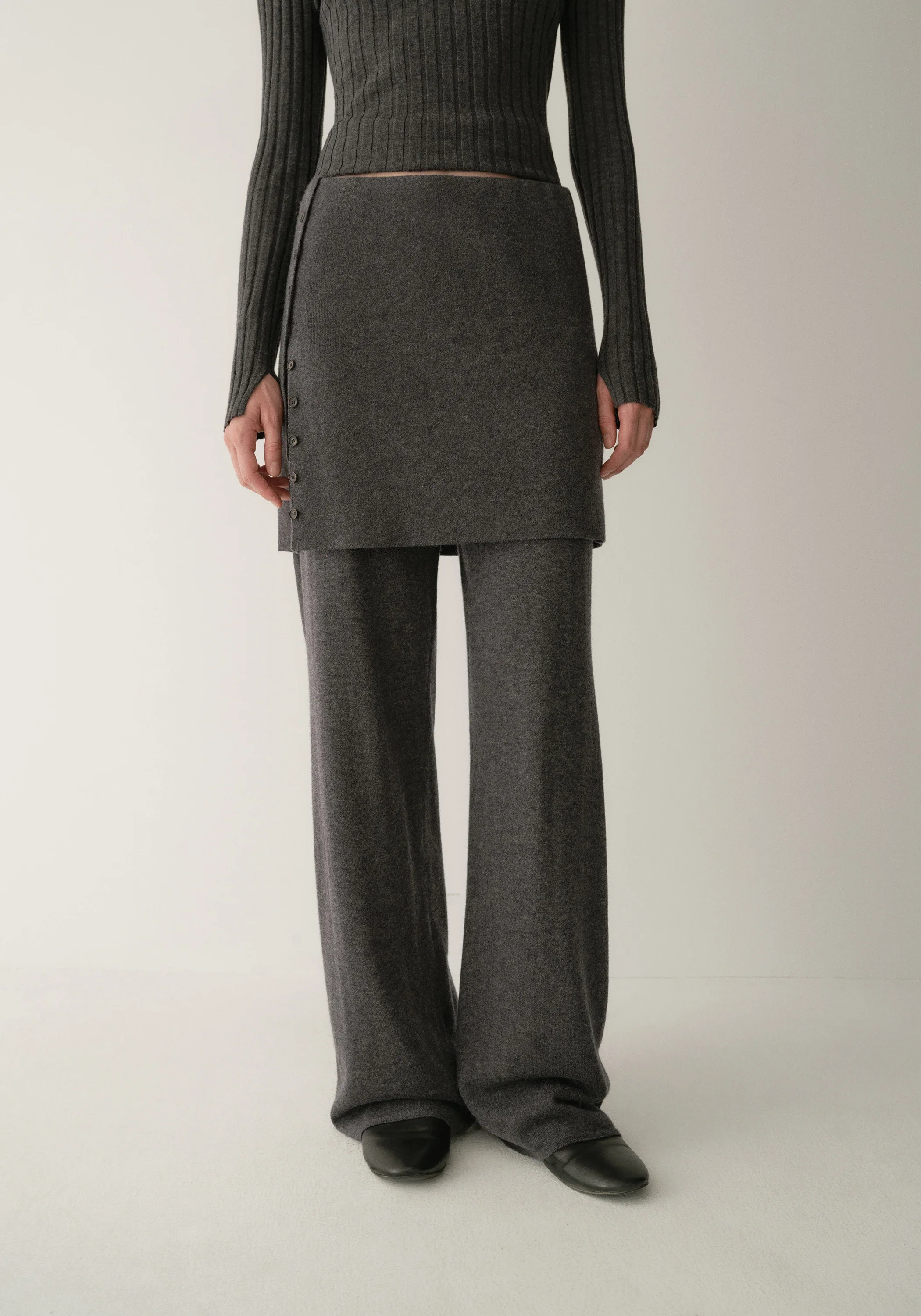 Merino Wool Knit Skort - Image 6