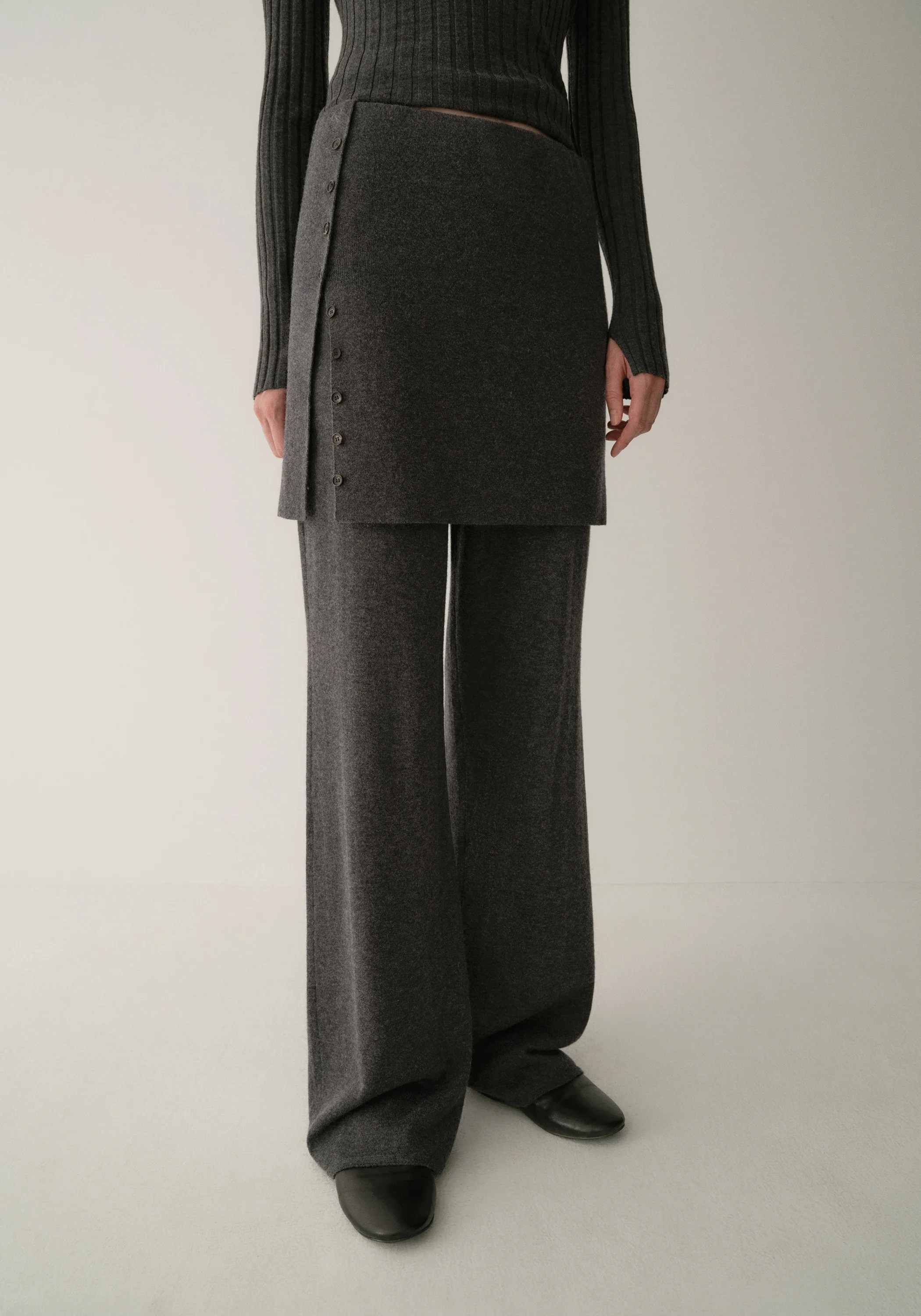 Merino Wool Knit Skort - Image 7