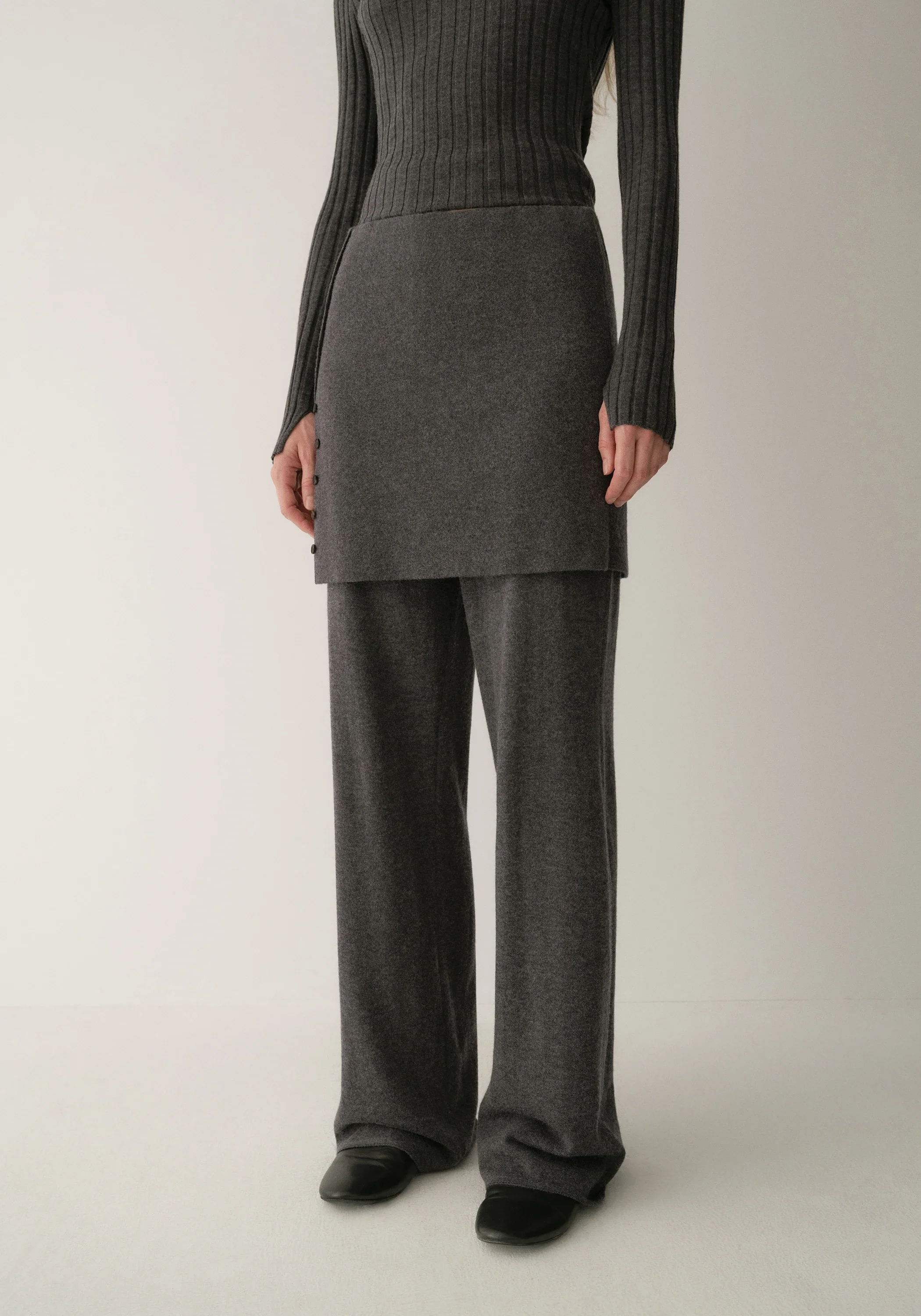 Merino Wool Knit Skort - Image 8