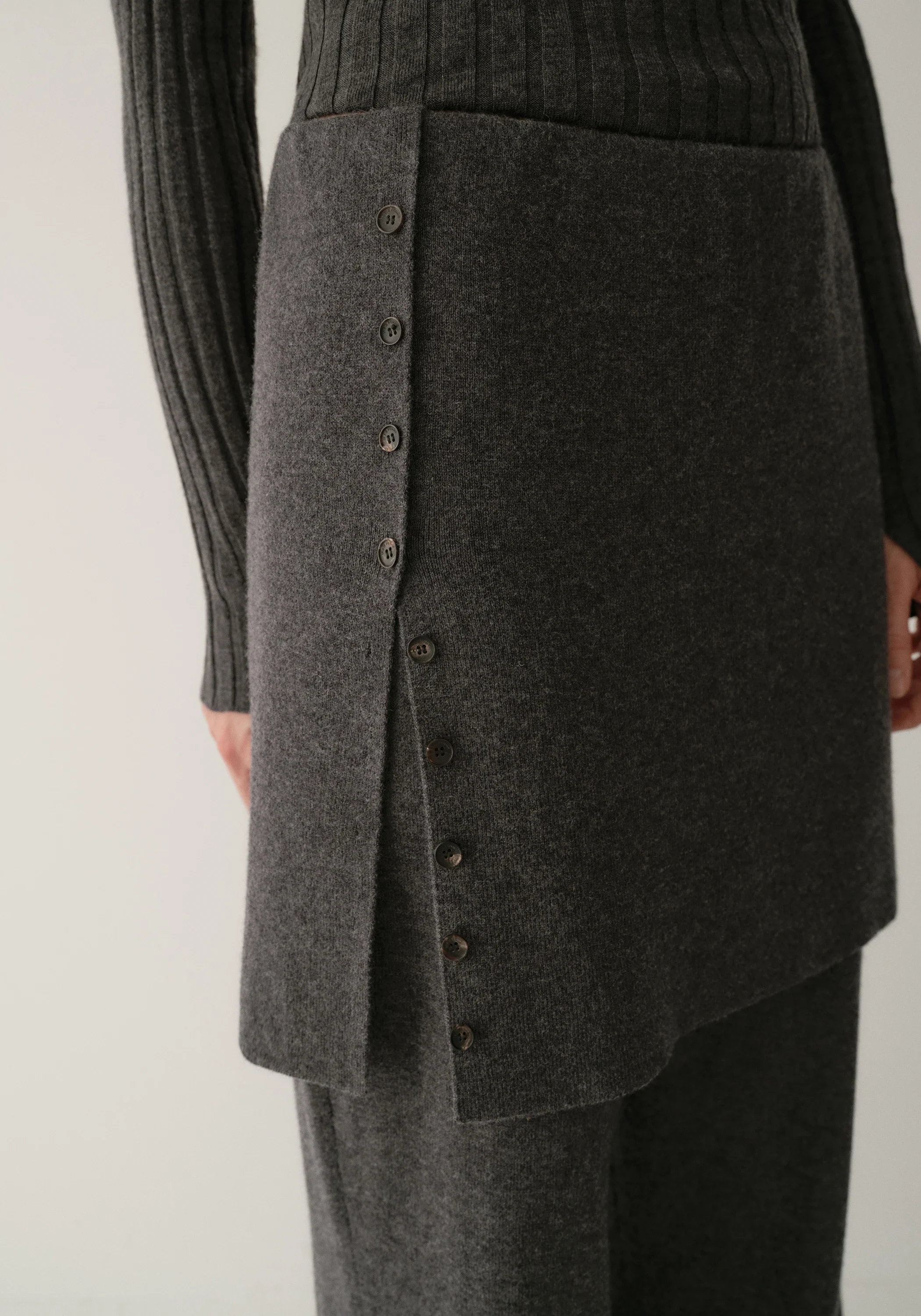 Merino Wool Knit Skort - Image 9