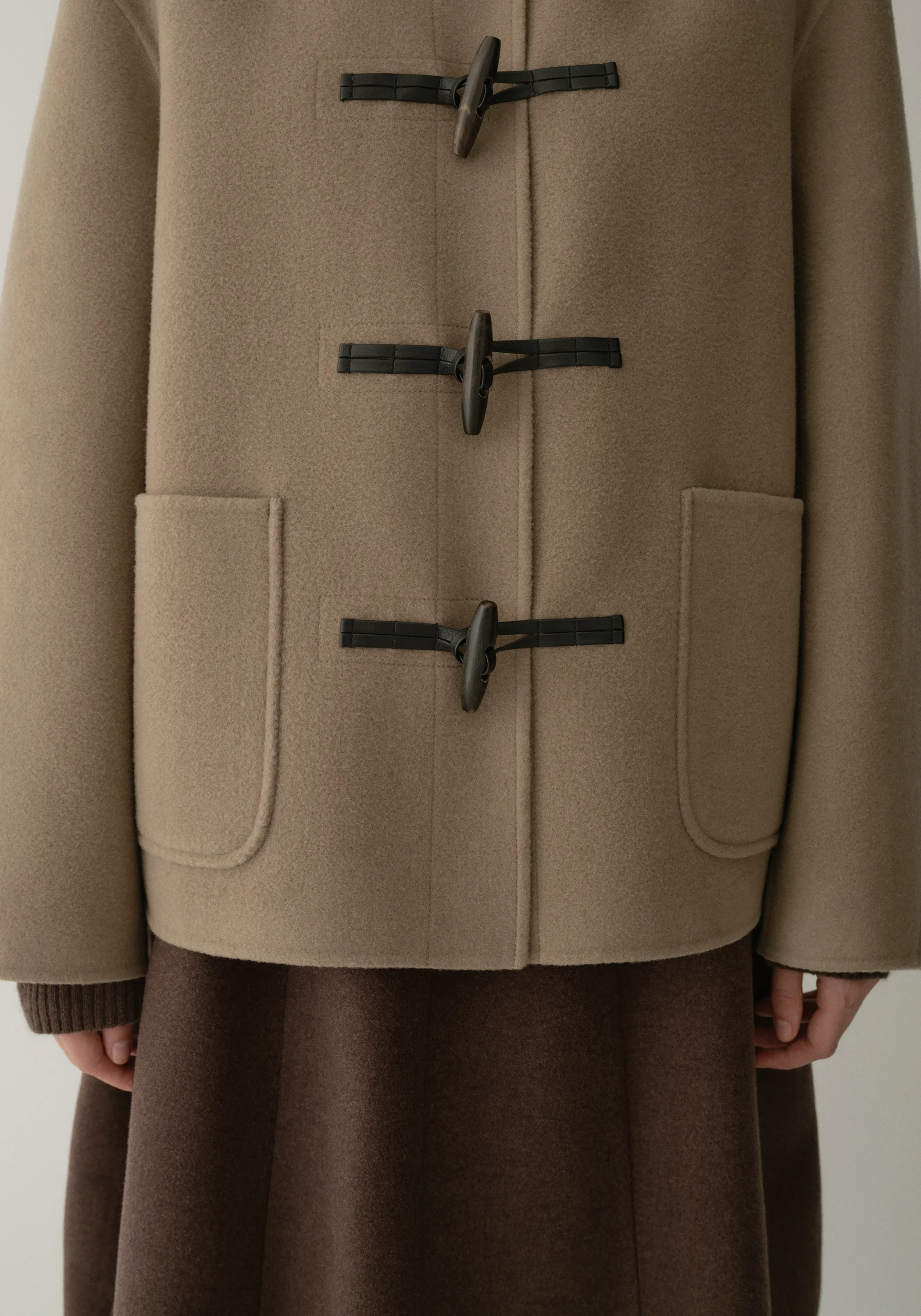 Wool-cashmere Toggle Coat - Image 13