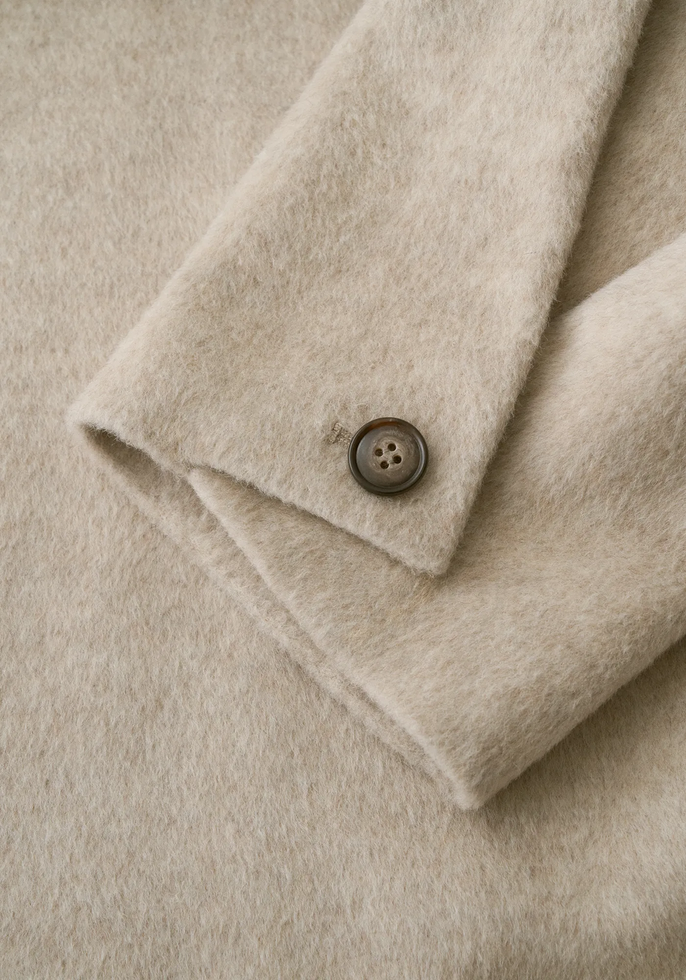 Asymmetric Alpaca Wool Short Coat - Image 20
