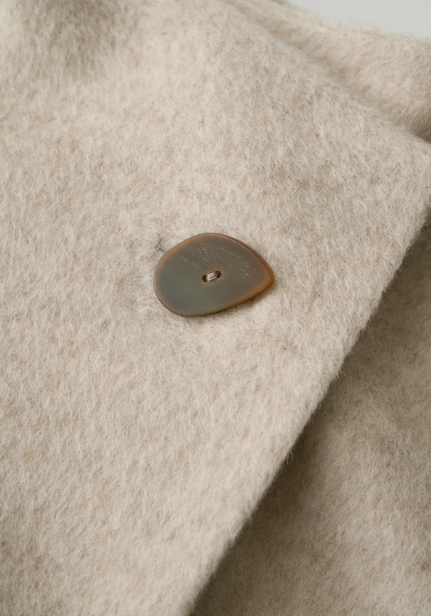 Asymmetric Alpaca Wool Short Coat - Image 21