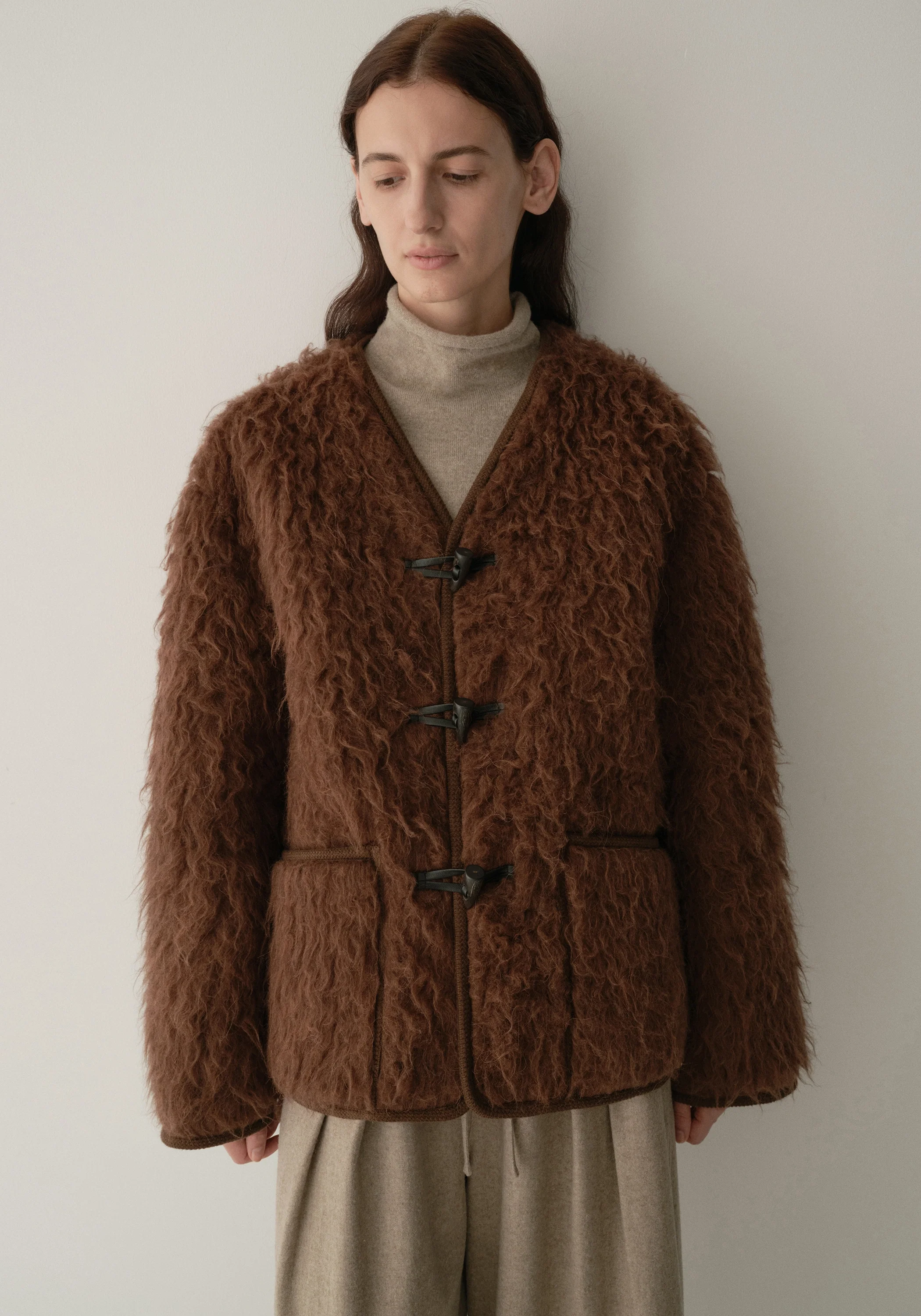 Loop-wrapped Short Jacket - Image 18