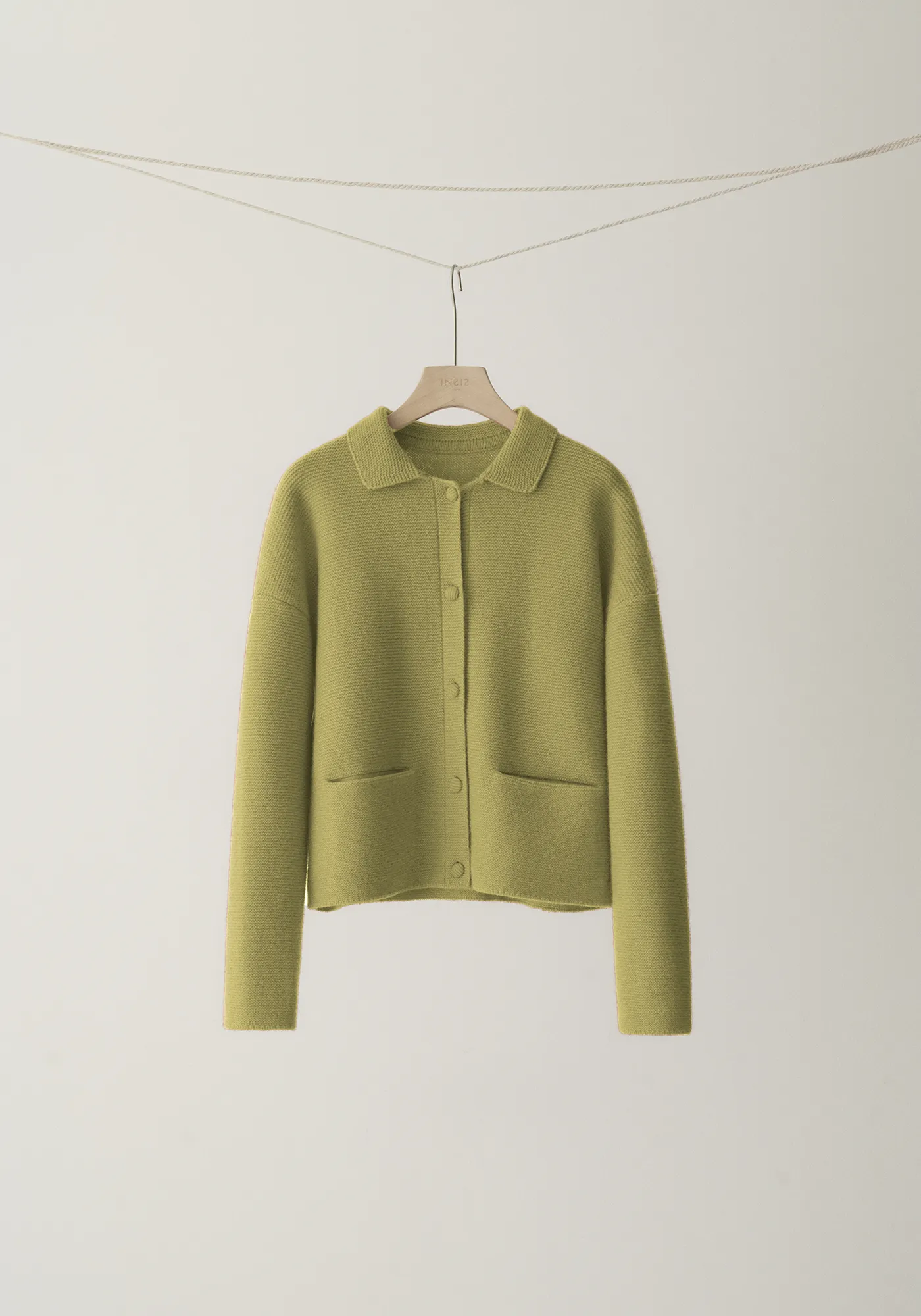 Merino Wool Boxy Knit Cardigan - Image 11