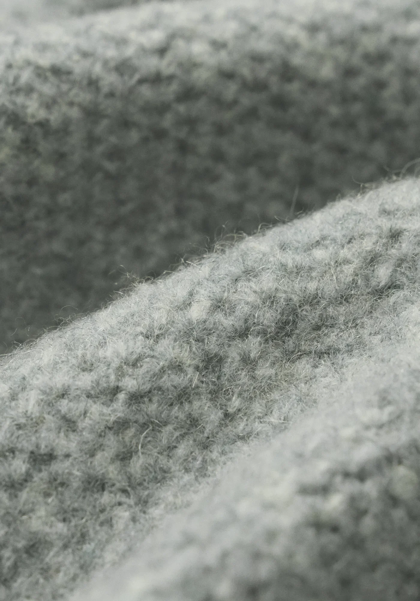Half-turtleneck Cocoon Wool Cardigan - Image 18