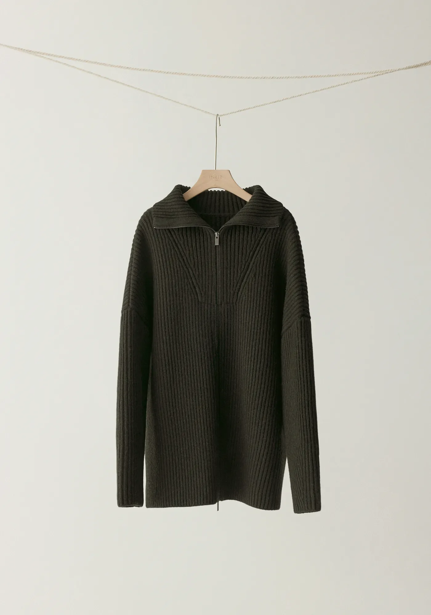Two-way Collar Knit Cardigan - Image 16