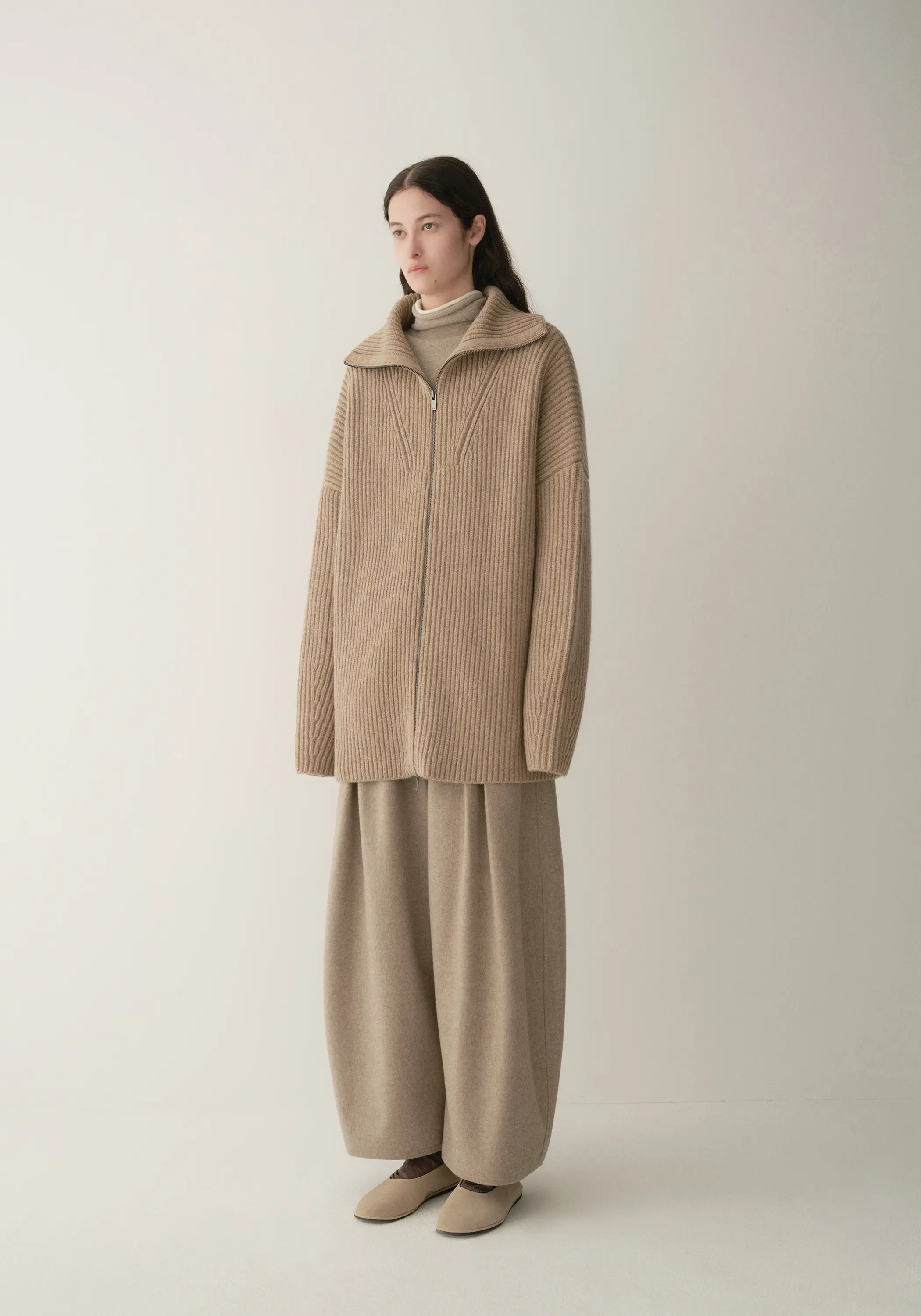 Two-way Collar Knit Cardigan - Image 18