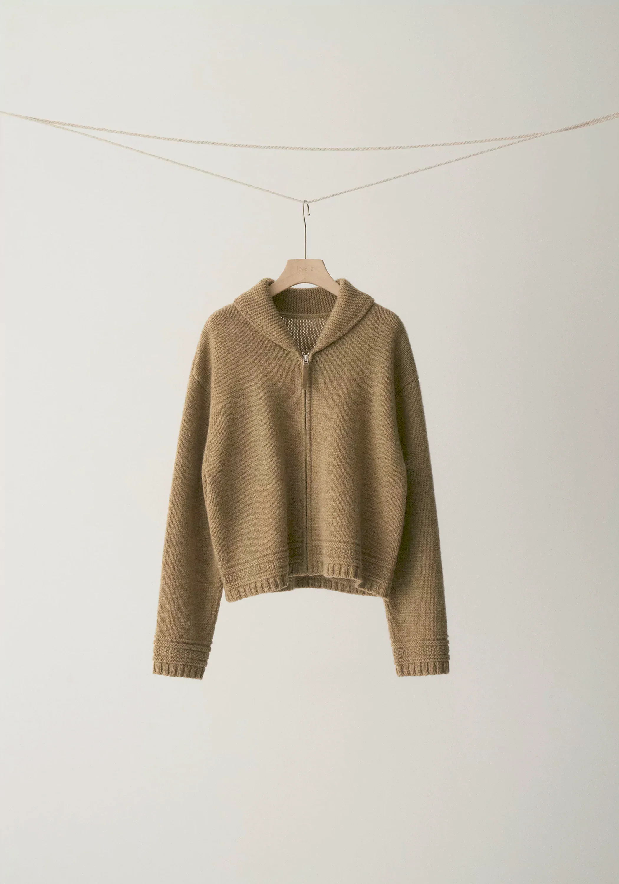Pure Wool Zip-up Knit Cardigan - Image 21