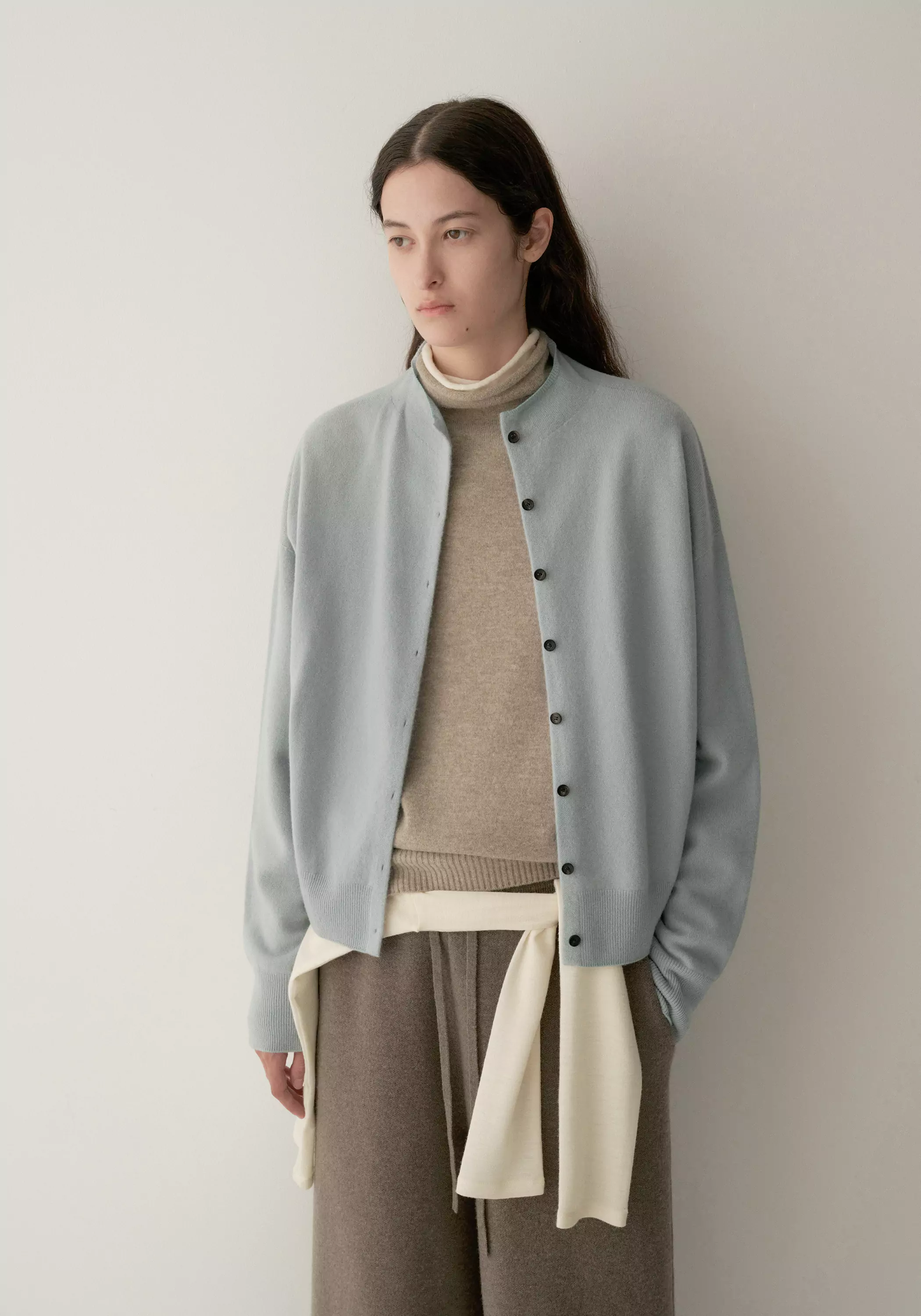Merino Wool Cocoon Cardigan - Image 10
