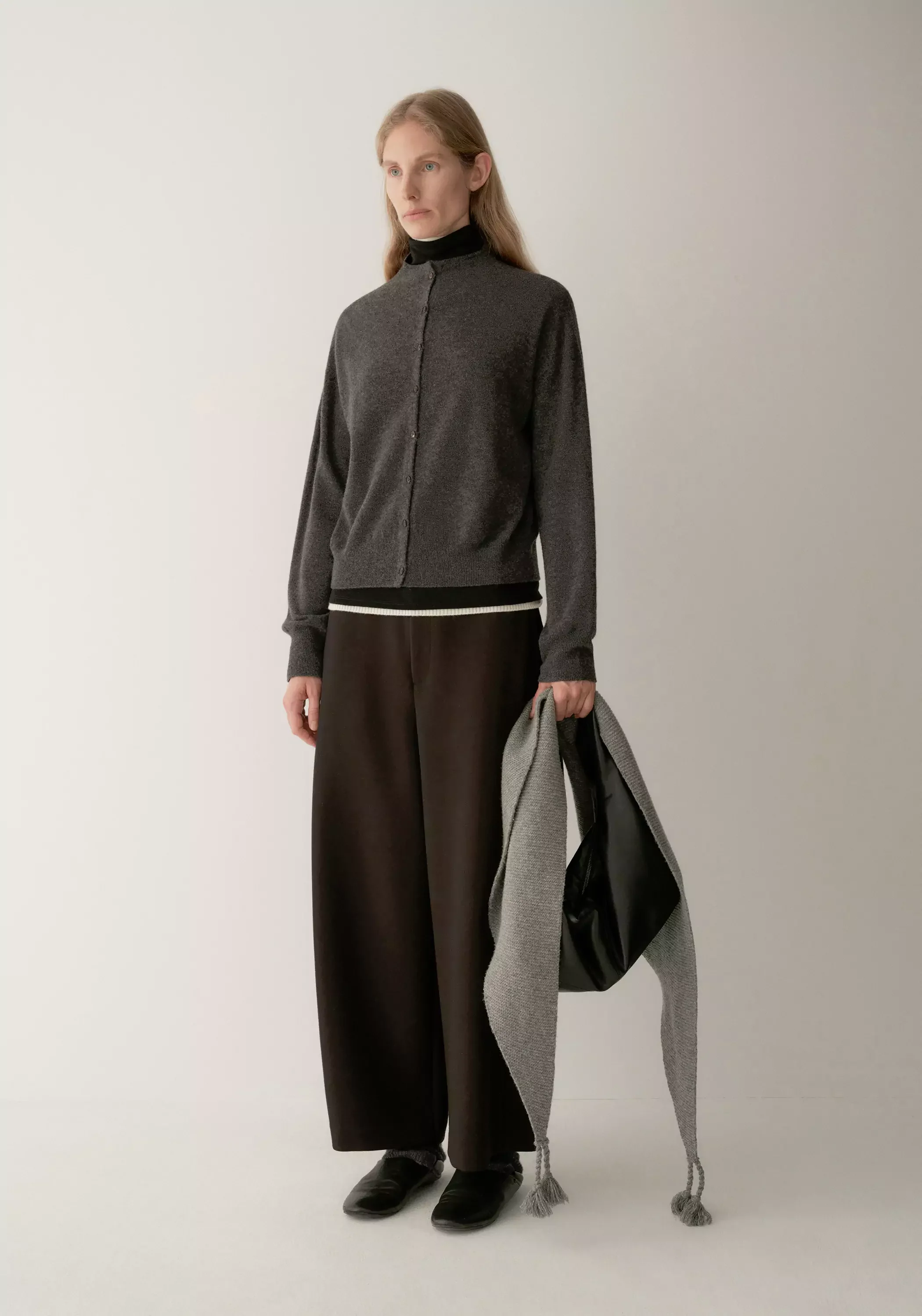 Merino Wool Cocoon Cardigan - Image 4