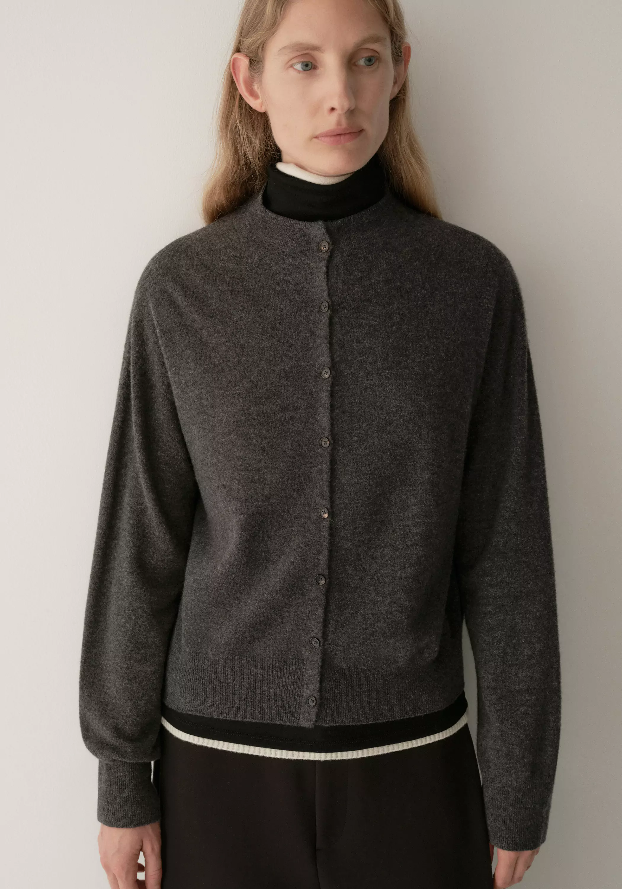 Merino Wool Cocoon Cardigan - Image 5