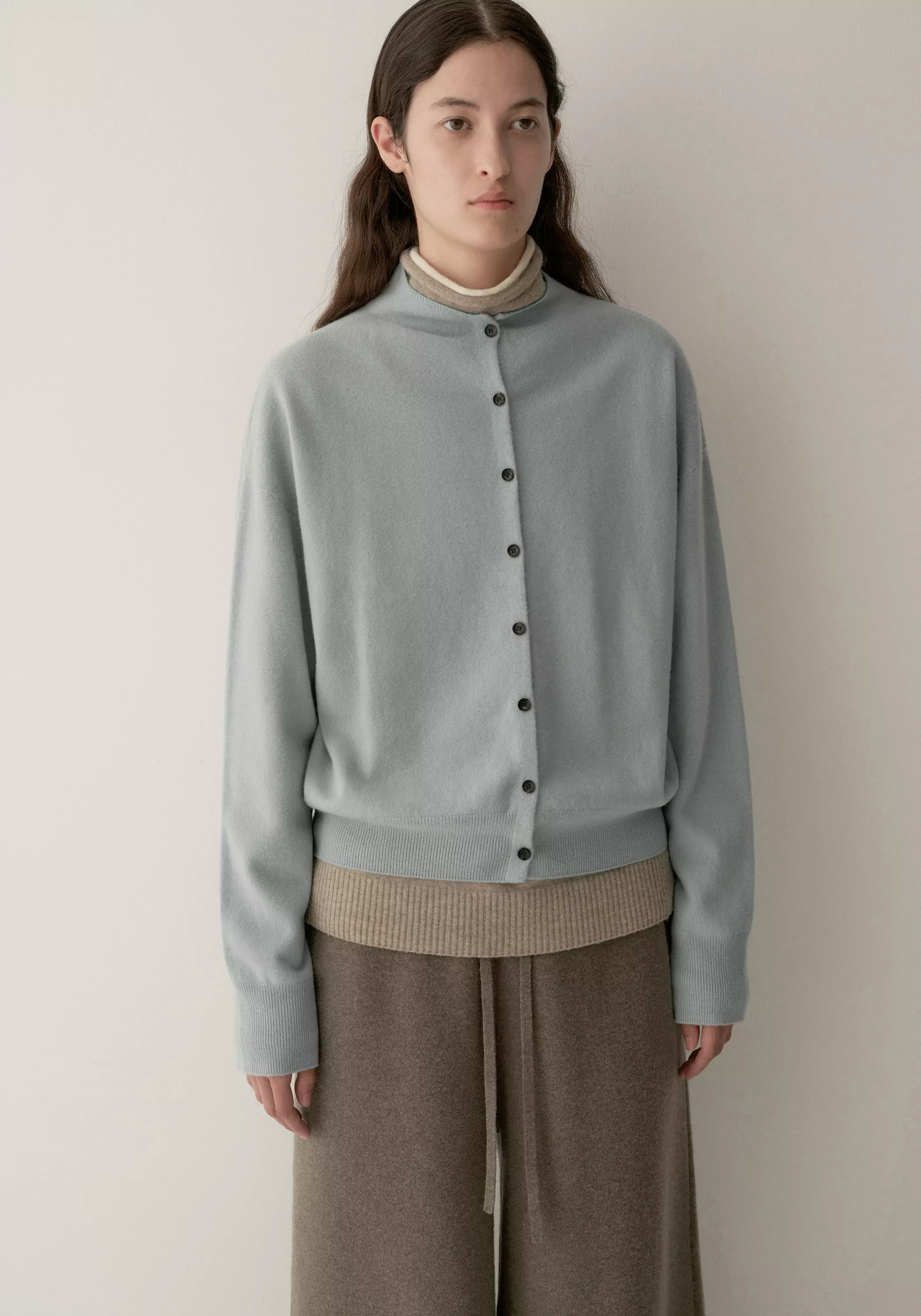 Merino Wool Cocoon Cardigan - Image 9