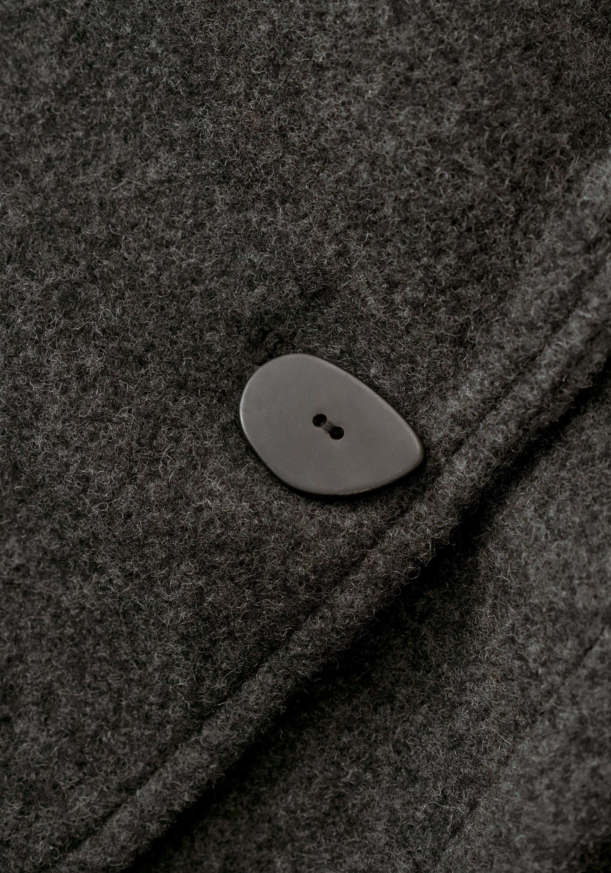 Brushed Mid-length Wool Coat - Image 15