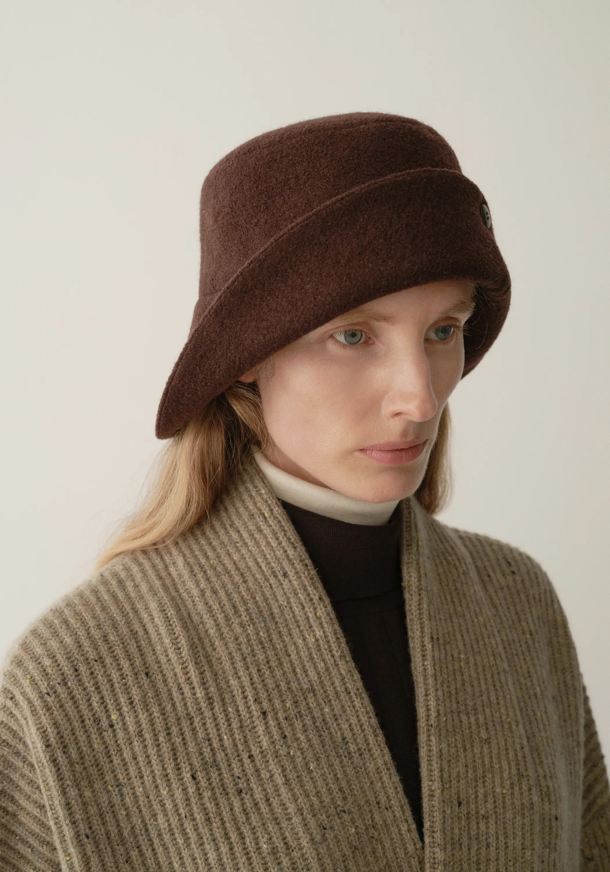 Retro Wool Boater Hat - Image 3