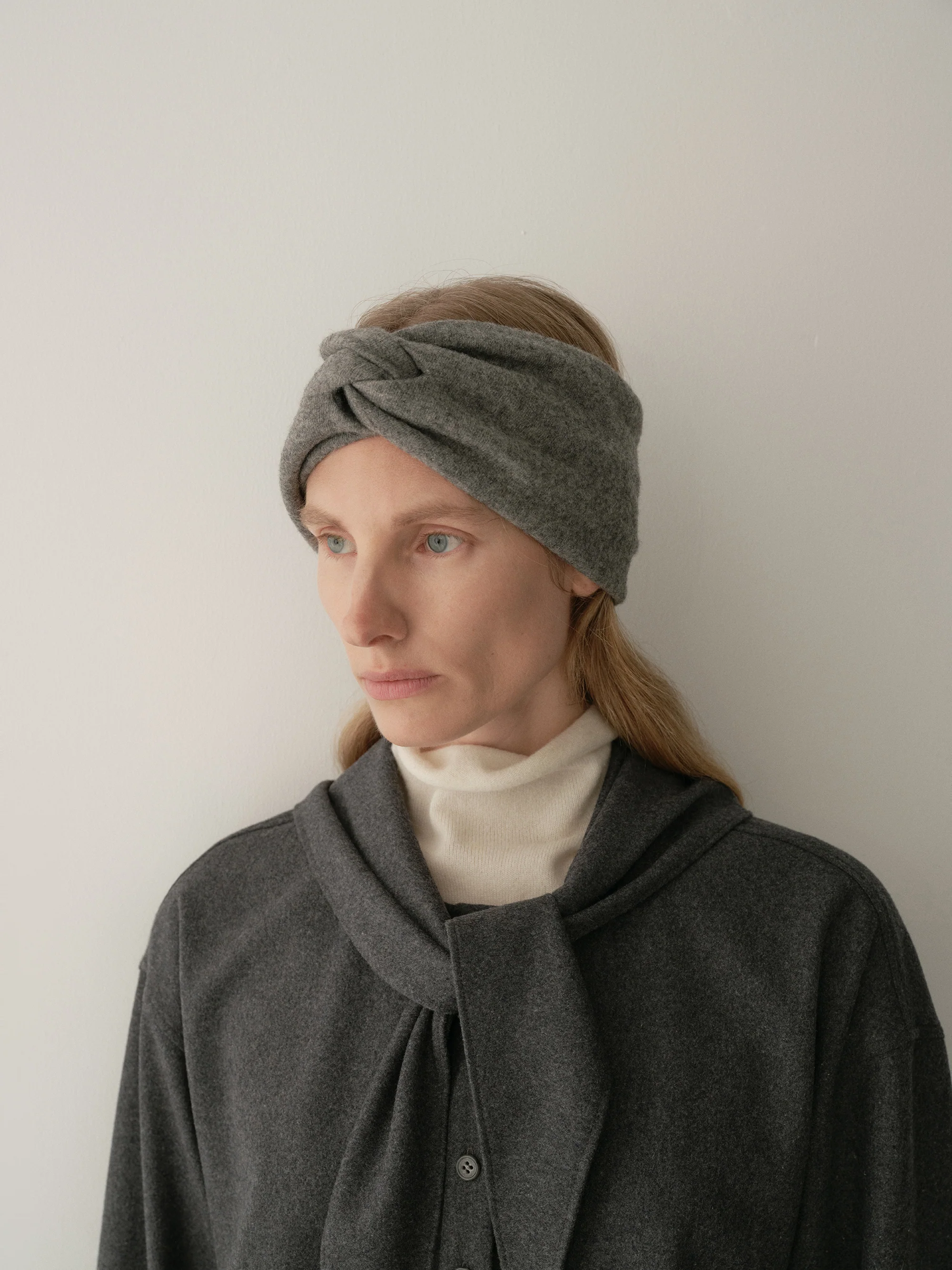 Wool Wide-faced Elastic Hairband - Image 14