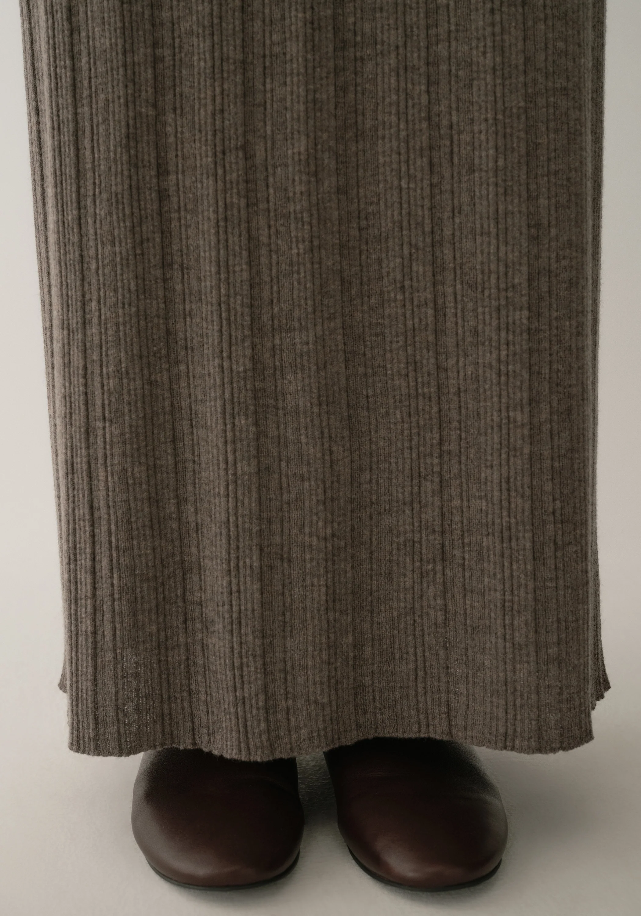 Merino Wool Striped Skirt - Image 12