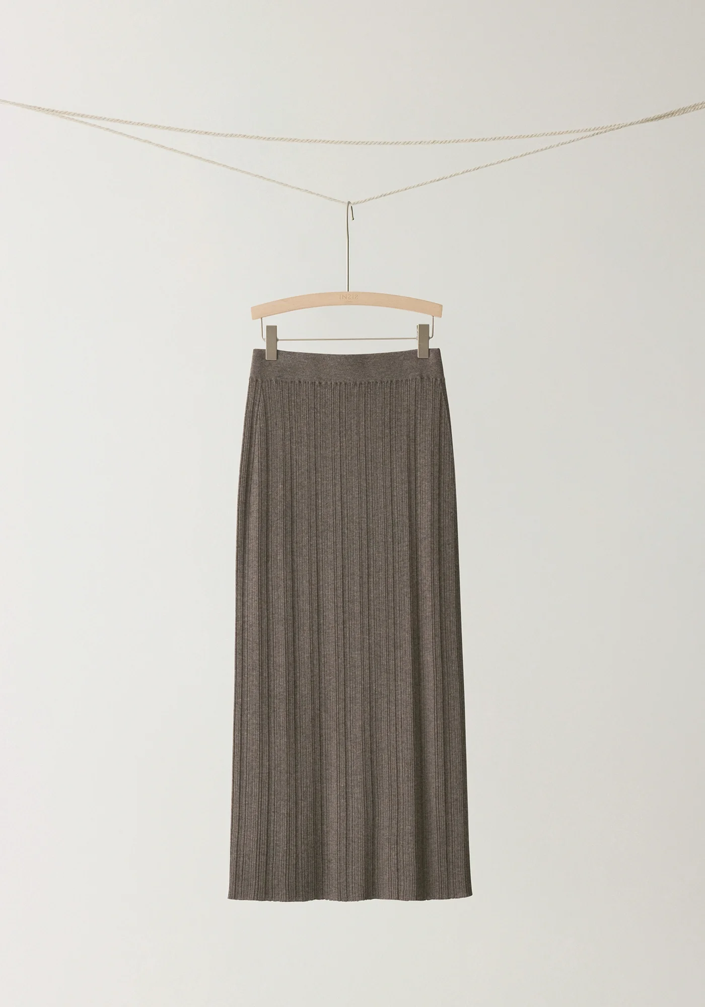 Merino Wool Striped Skirt - Image 13