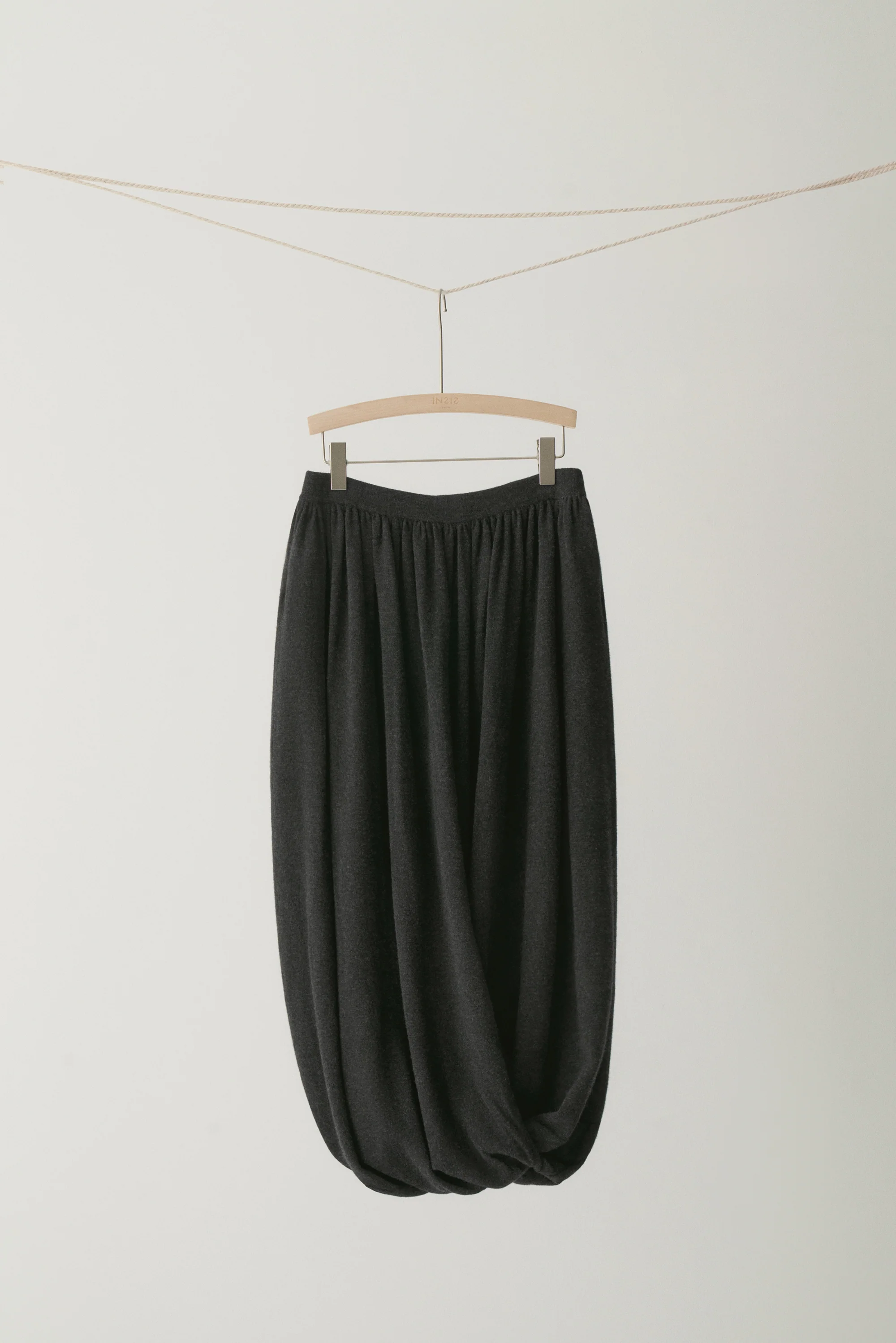 Structured Merino Wool Skirt - Image 13