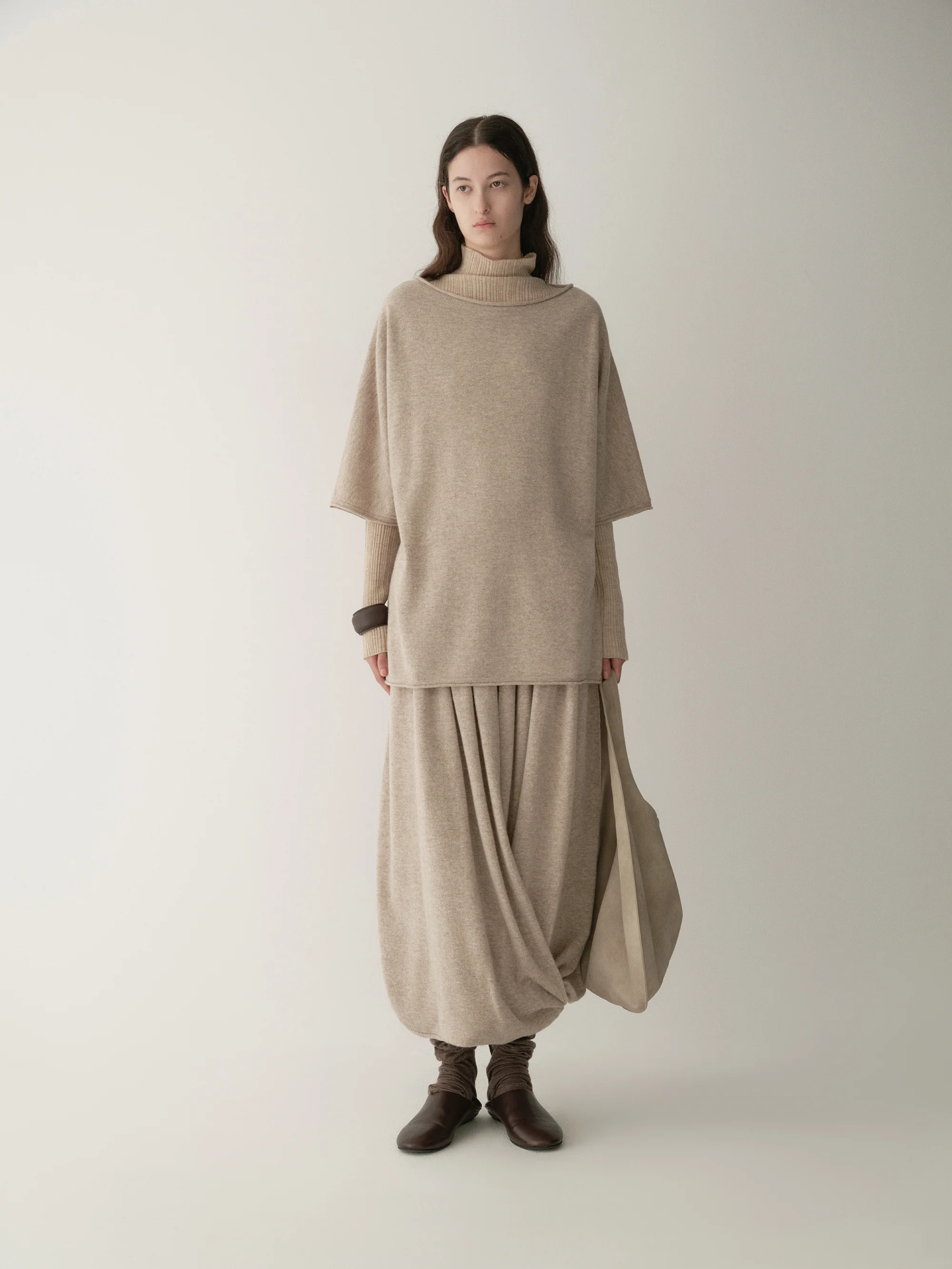 Structured Merino Wool Skirt - Image 14