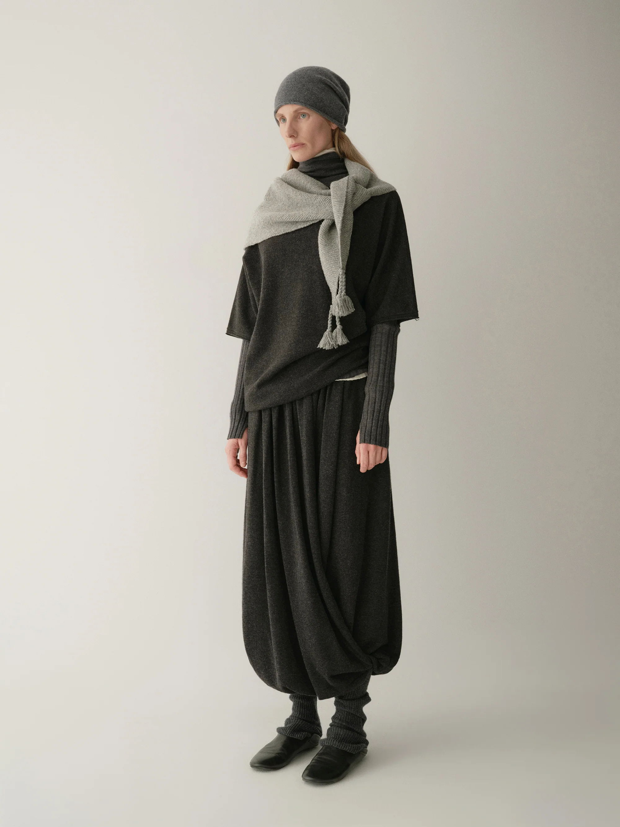 Structured Merino Wool Skirt - Image 2
