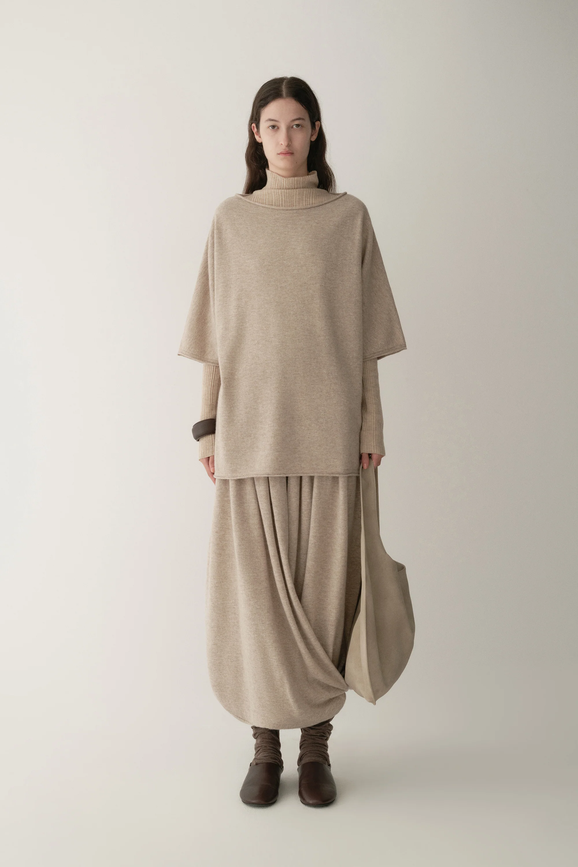 Structured Merino Wool Skirt - Image 3