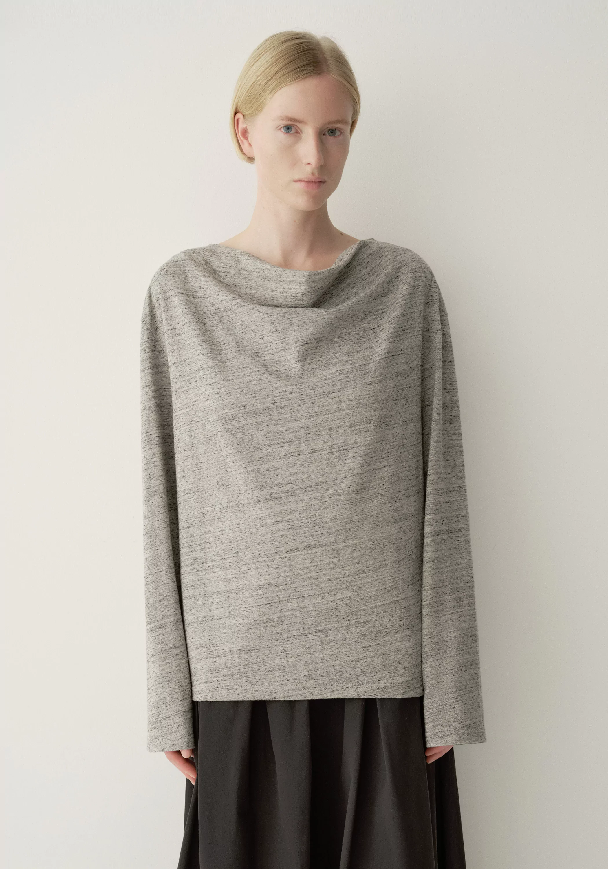 Wool-cotton T-shirt - Image 13