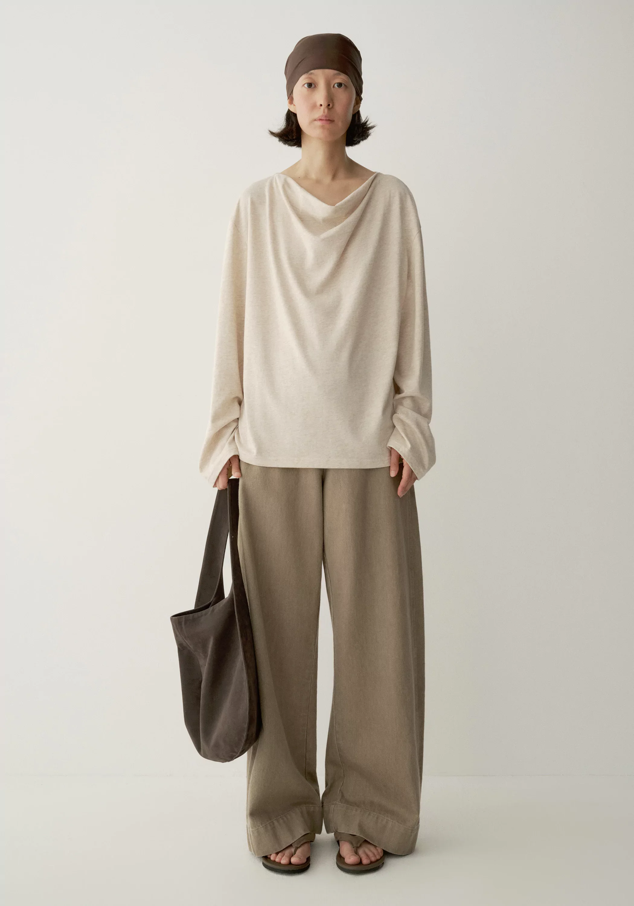 Wool-cotton T-shirt - Image 14