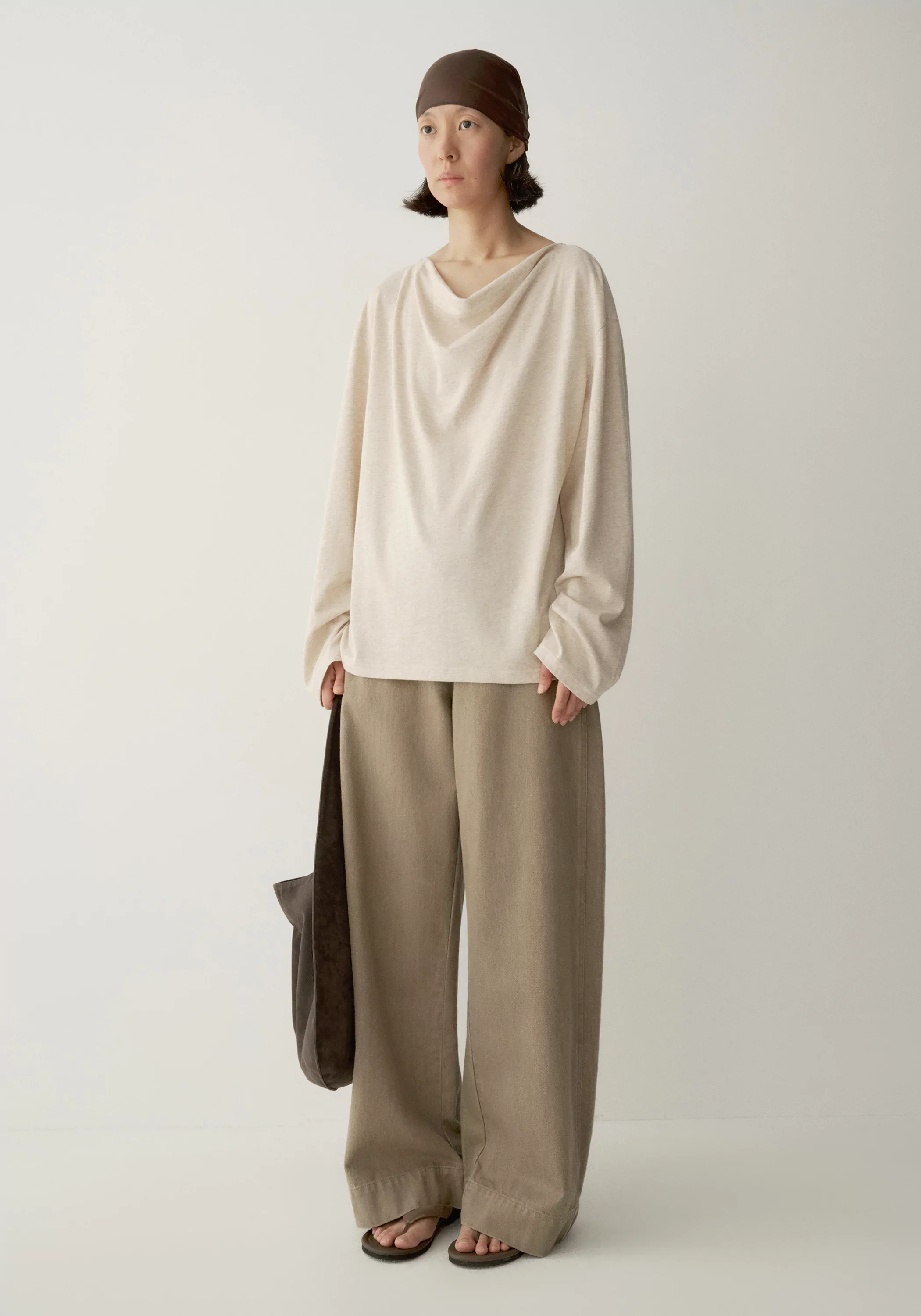 Wool-cotton T-shirt - Image 15
