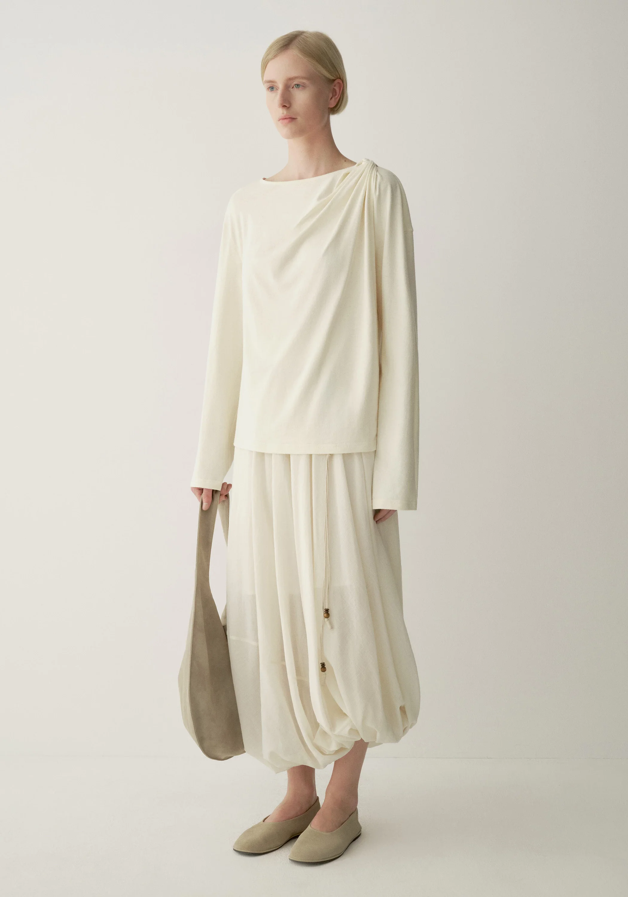 Silk-cotton Twist-detail Top - Image 10