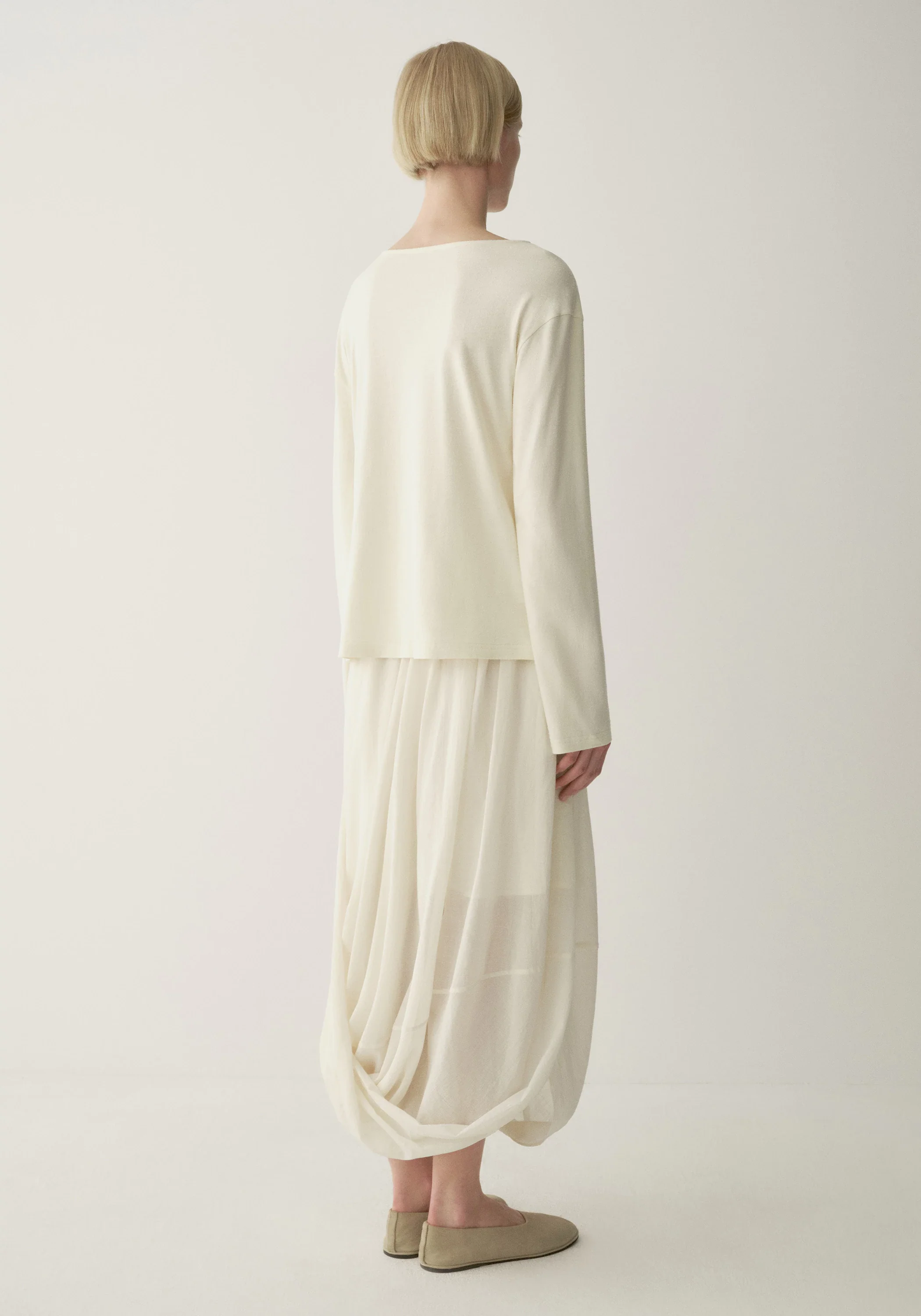 Silk-cotton Twist-detail Top - Image 11