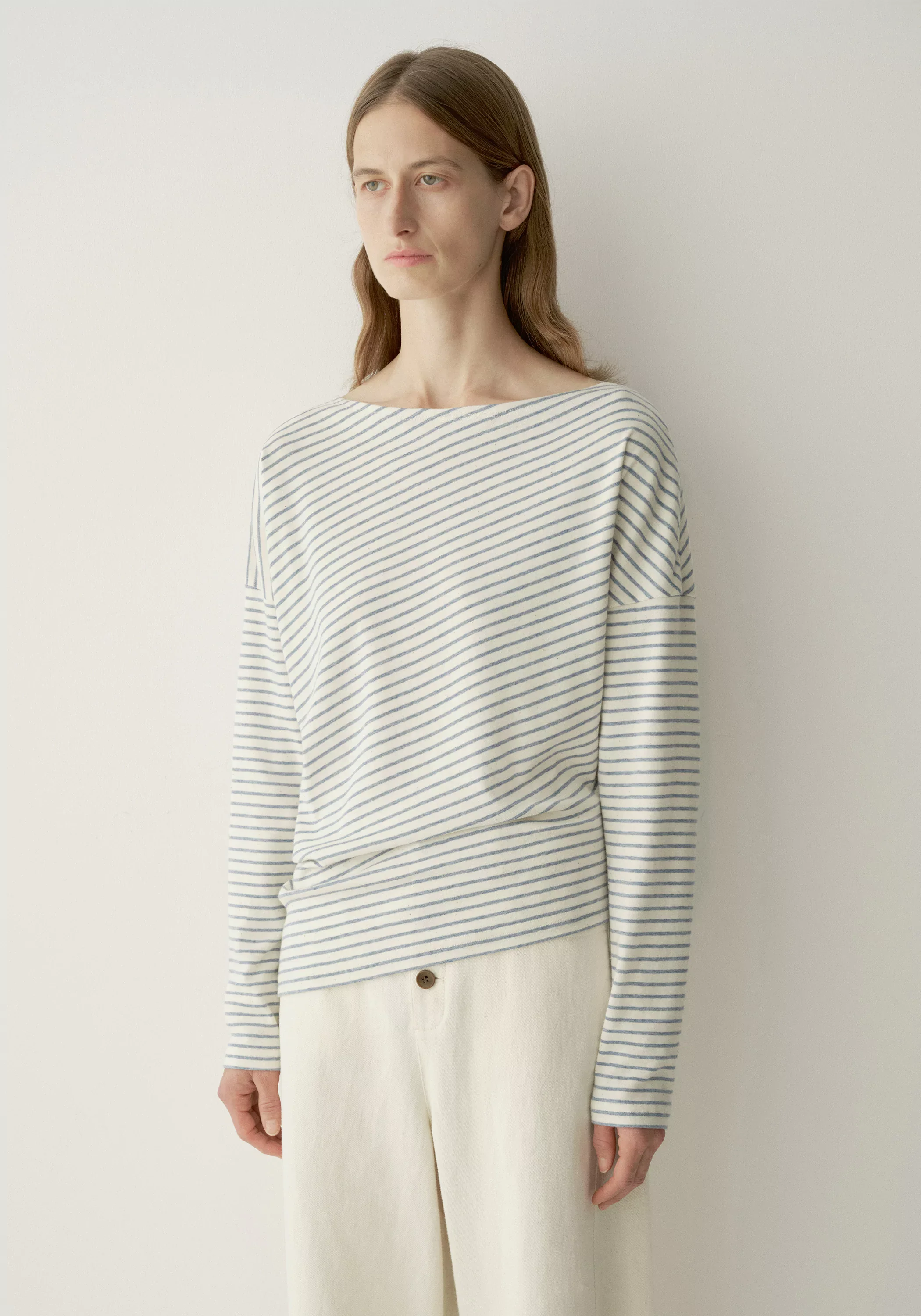 Striped Long-sleeved T-shirt - Image 12