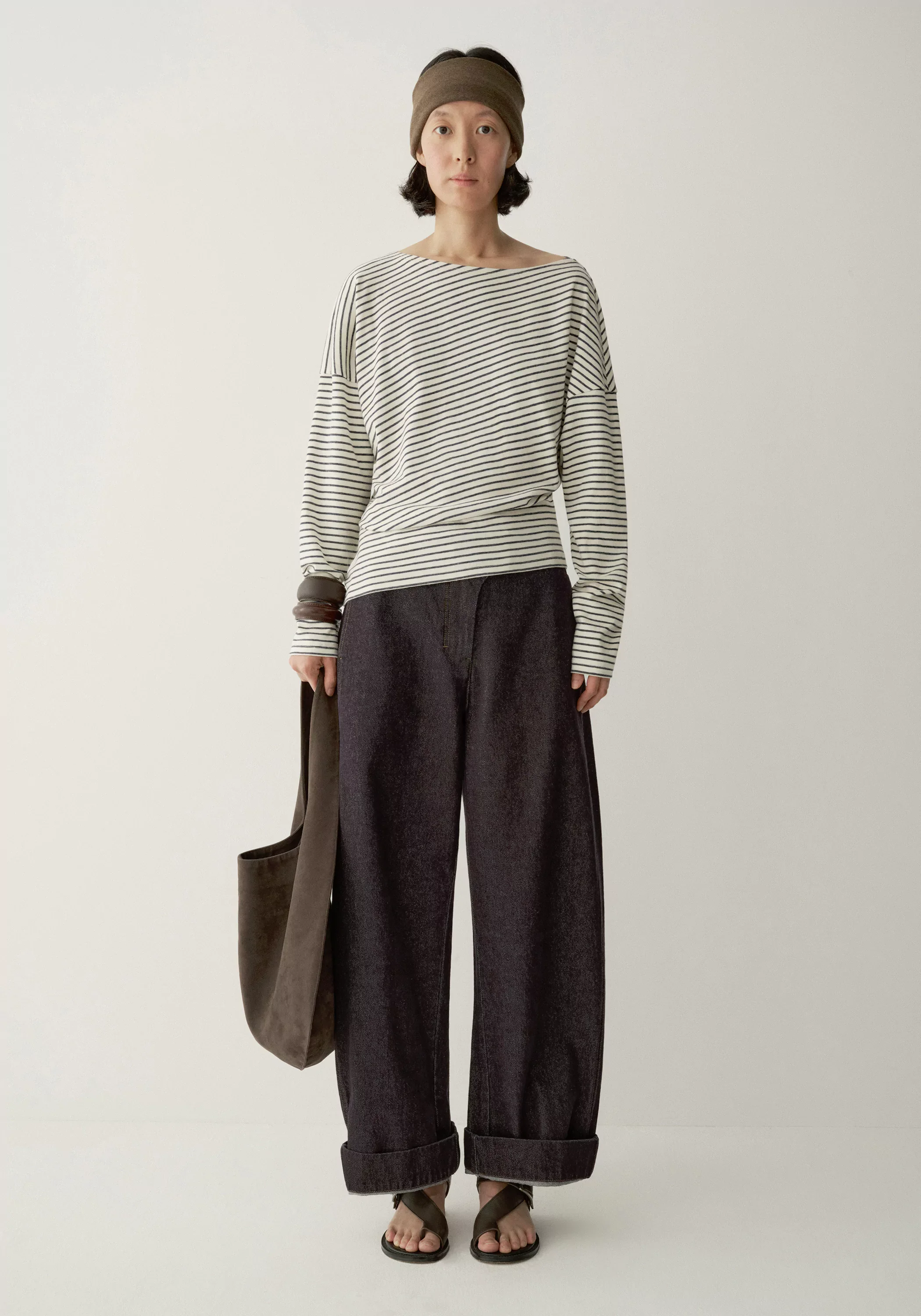 Striped Long-sleeved T-shirt - Image 4