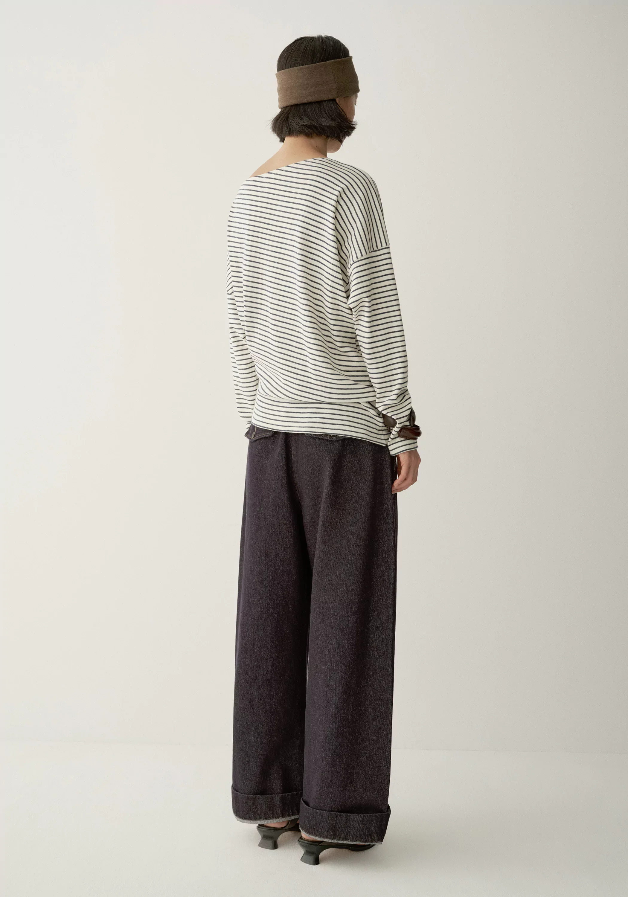 Striped Long-sleeved T-shirt - Image 6