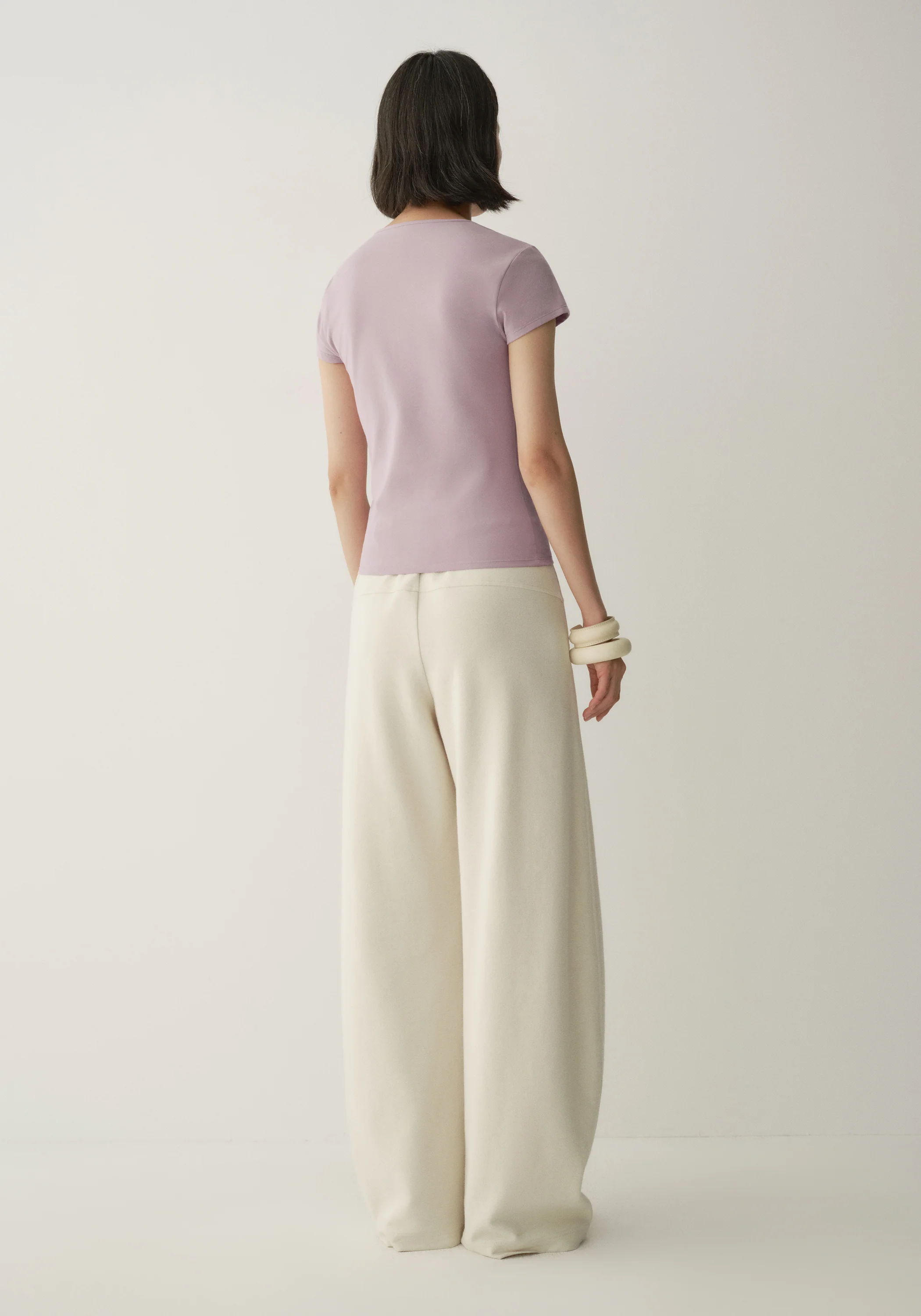 Brushed Cotton T-shirt - Image 19