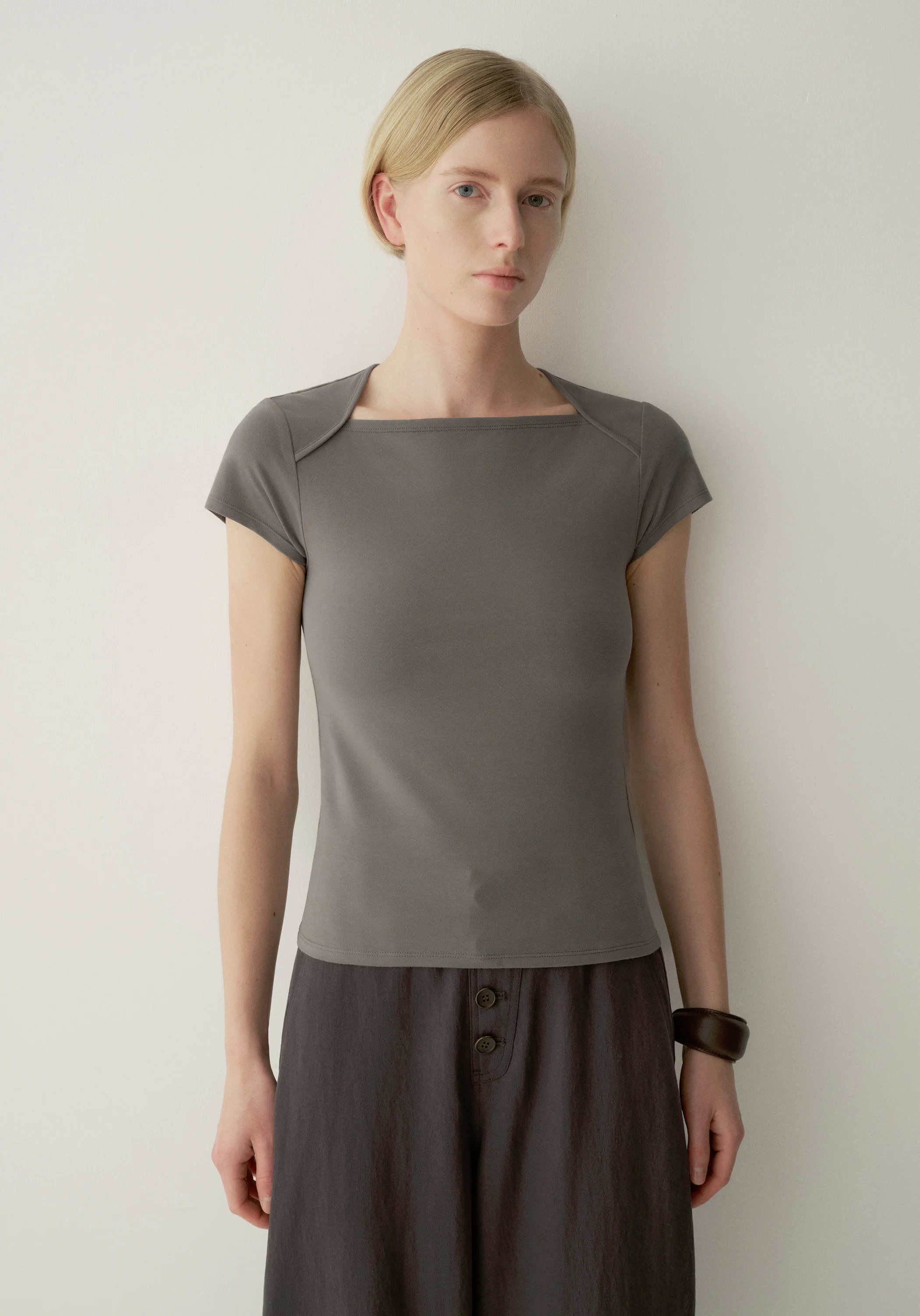 Brushed Cotton T-shirt - Image 4