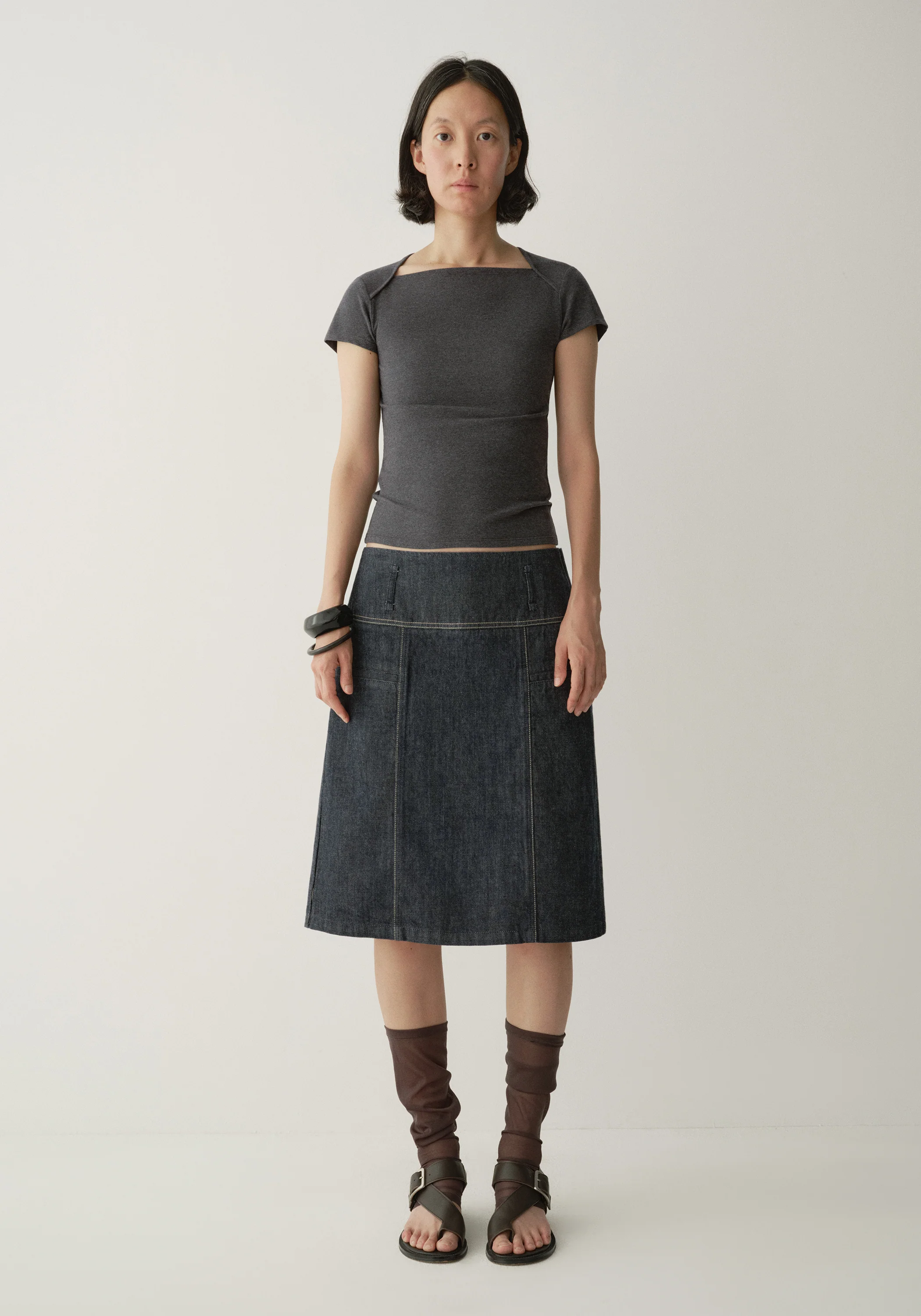 Brushed Cotton T-shirt - Image 6