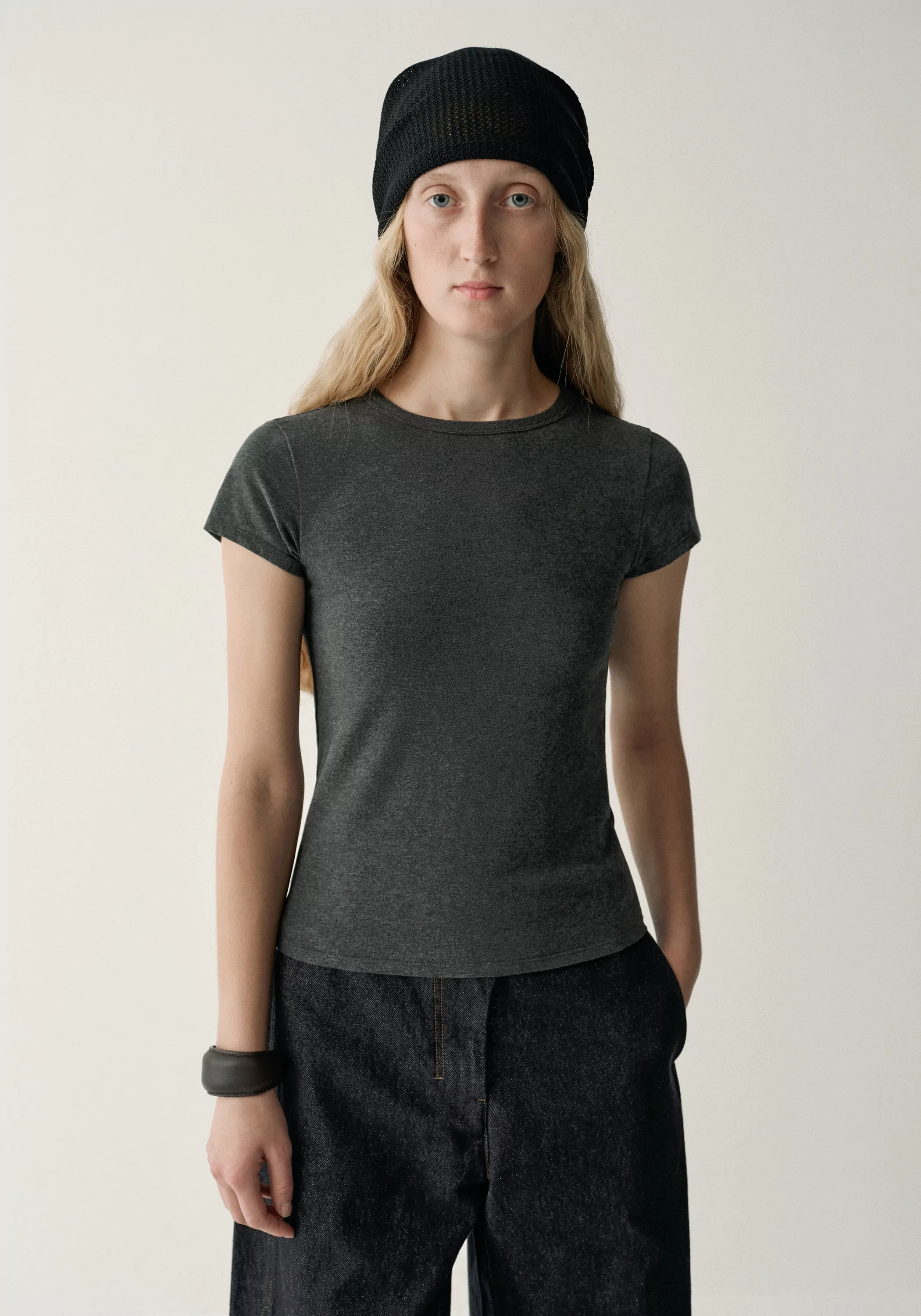 Crewneck Cotton T-shirt - Image 13